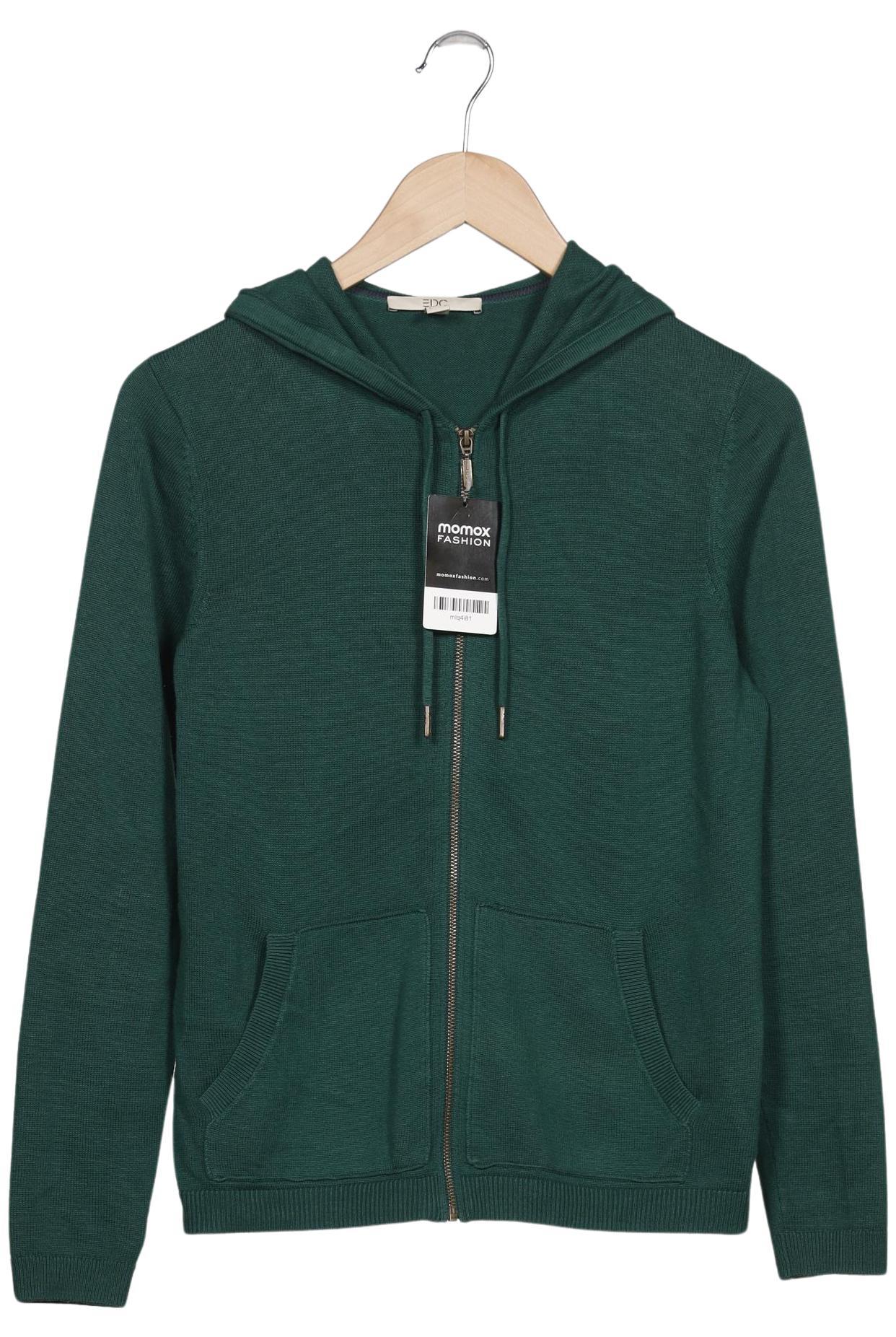

edc by Esprit Damen Kapuzenpullover, grün, Gr. 34