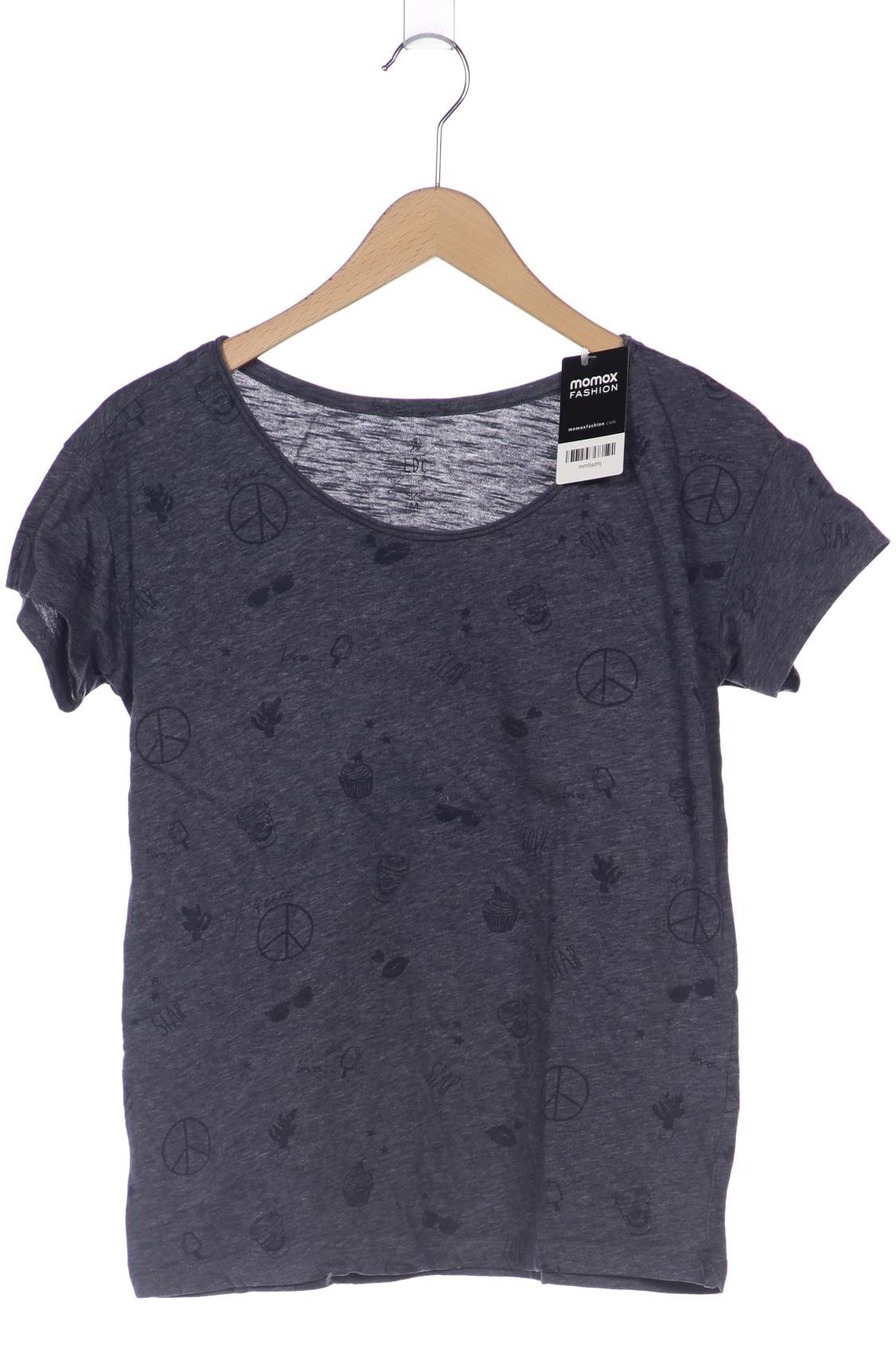 

edc by Esprit Damen T-Shirt, blau, Gr. 38