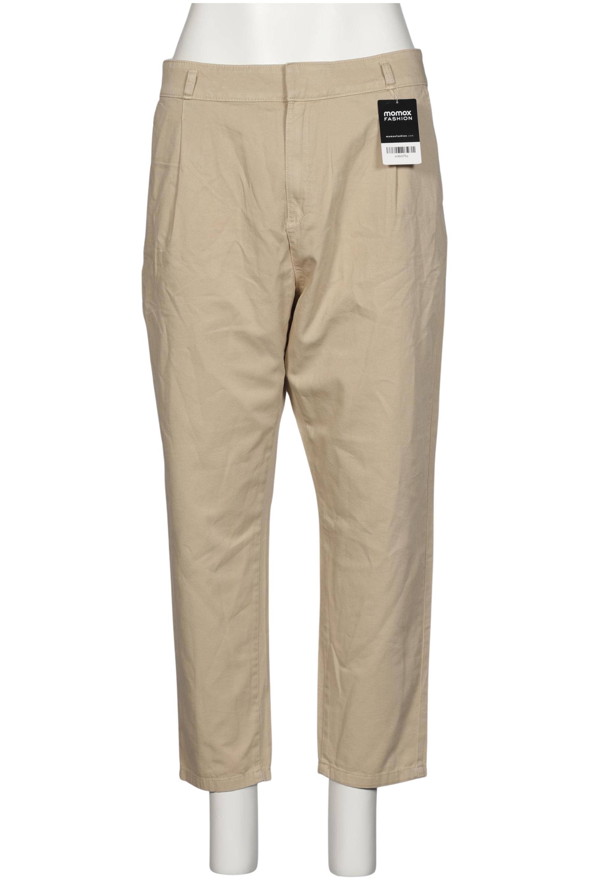 

edc by Esprit Damen Stoffhose, beige, Gr. 44