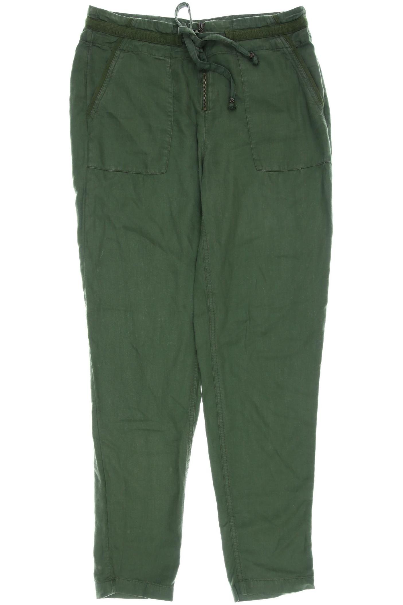 

edc by Esprit Damen Stoffhose, grün, Gr. 36