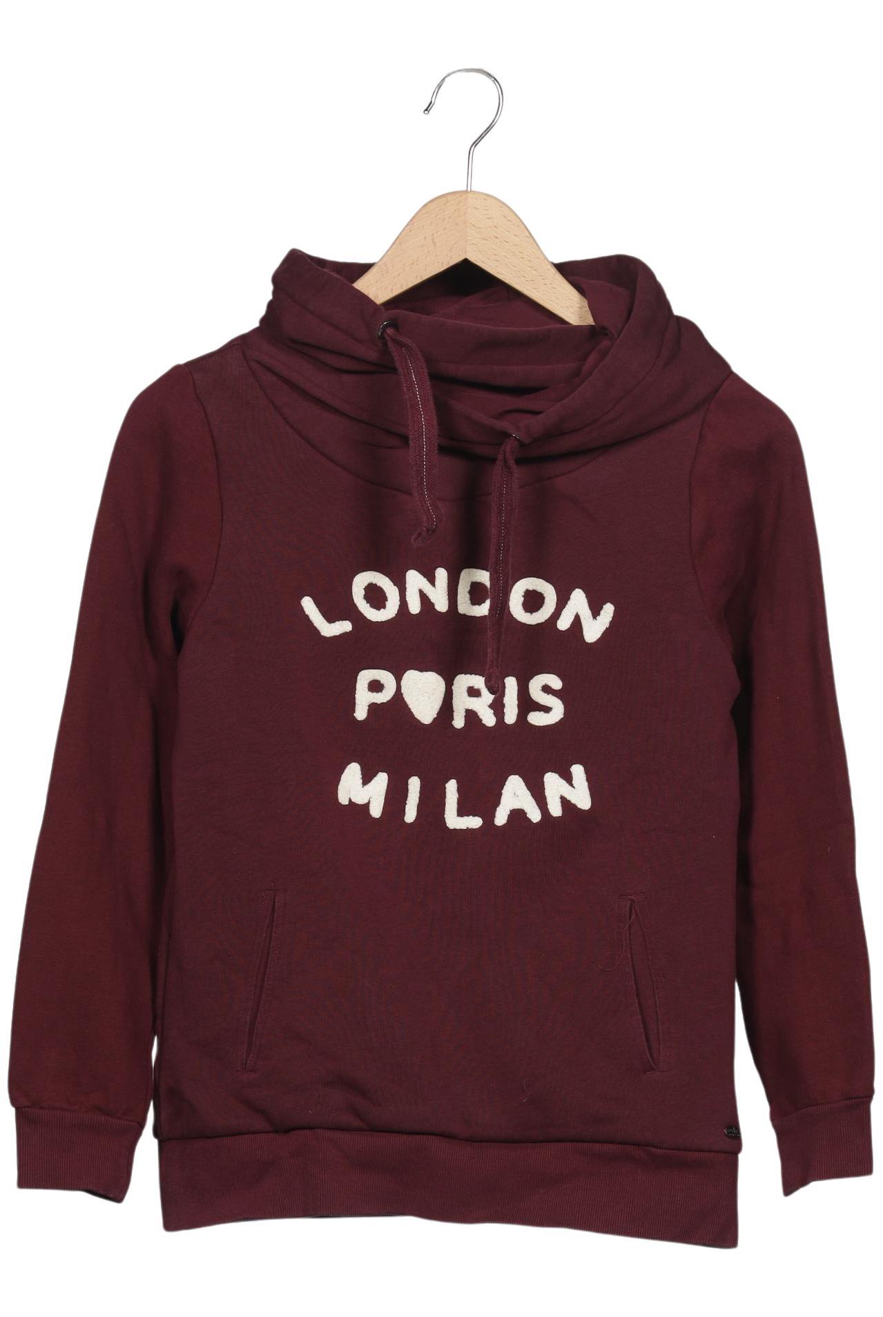 

edc by Esprit Damen Kapuzenpullover, bordeaux, Gr. 38