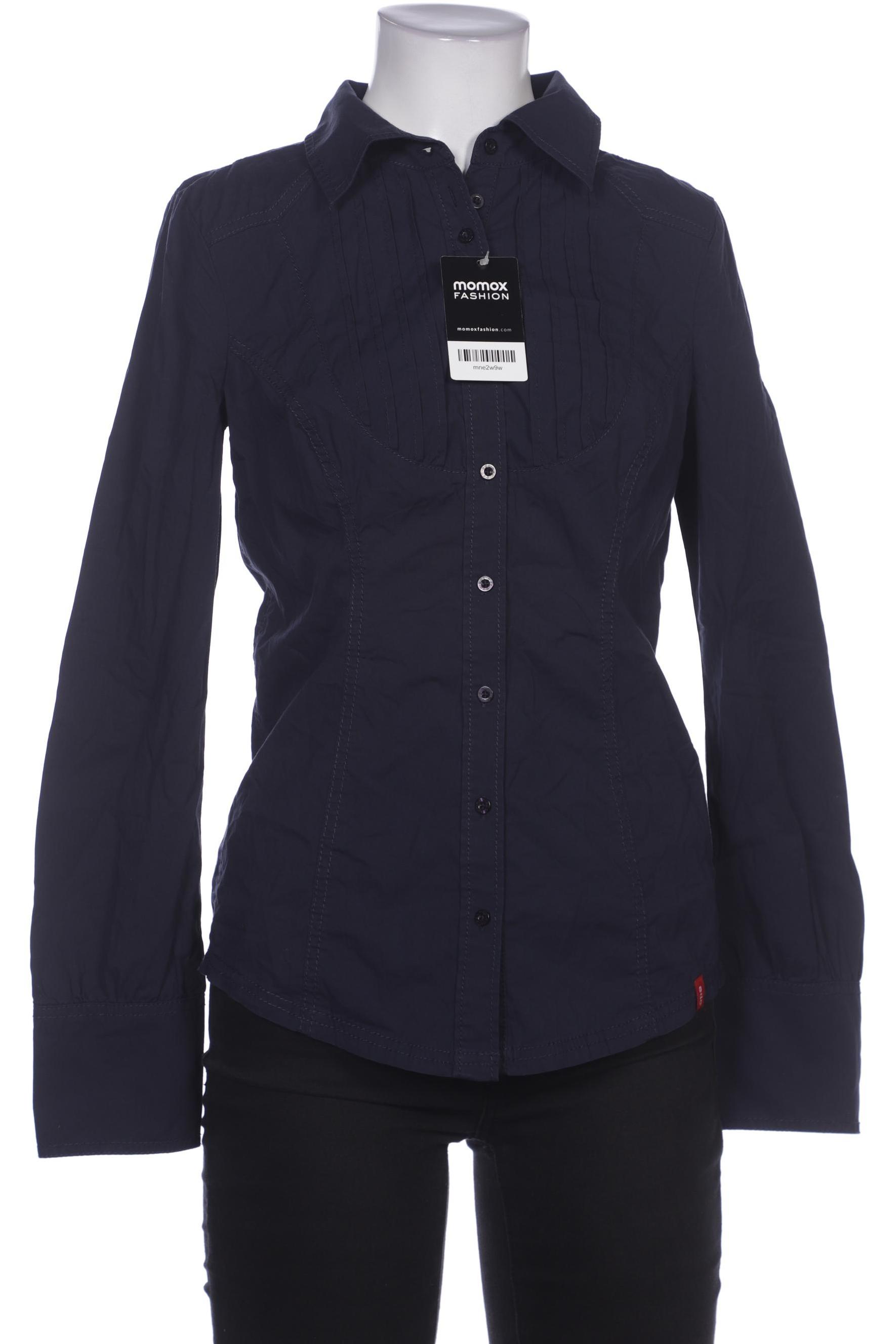 

edc by Esprit Damen Bluse, marineblau, Gr. 36