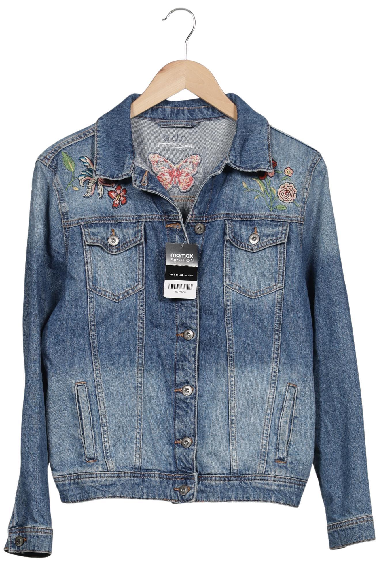 

edc by Esprit Damen Jacke, blau, Gr. 44