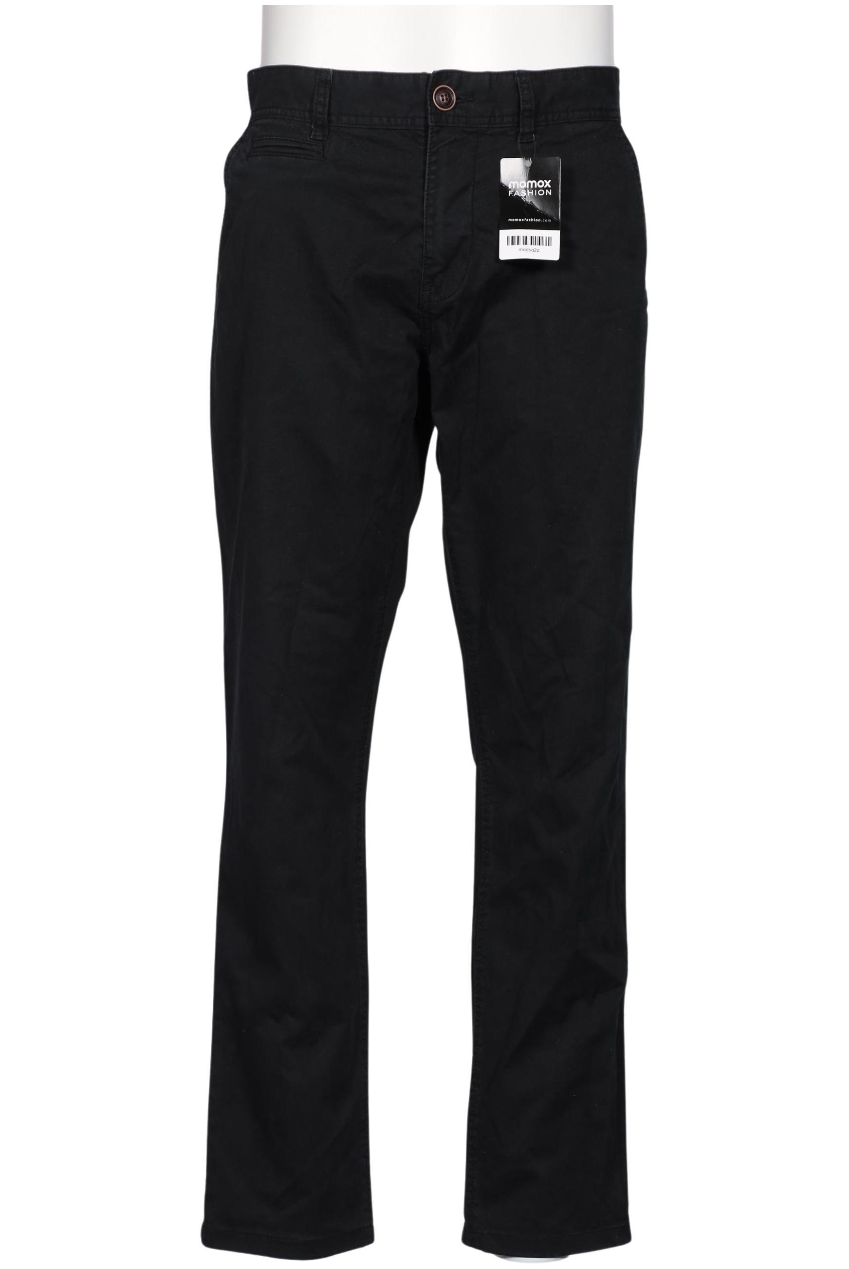 

edc by Esprit Herren Stoffhose, schwarz, Gr. 34