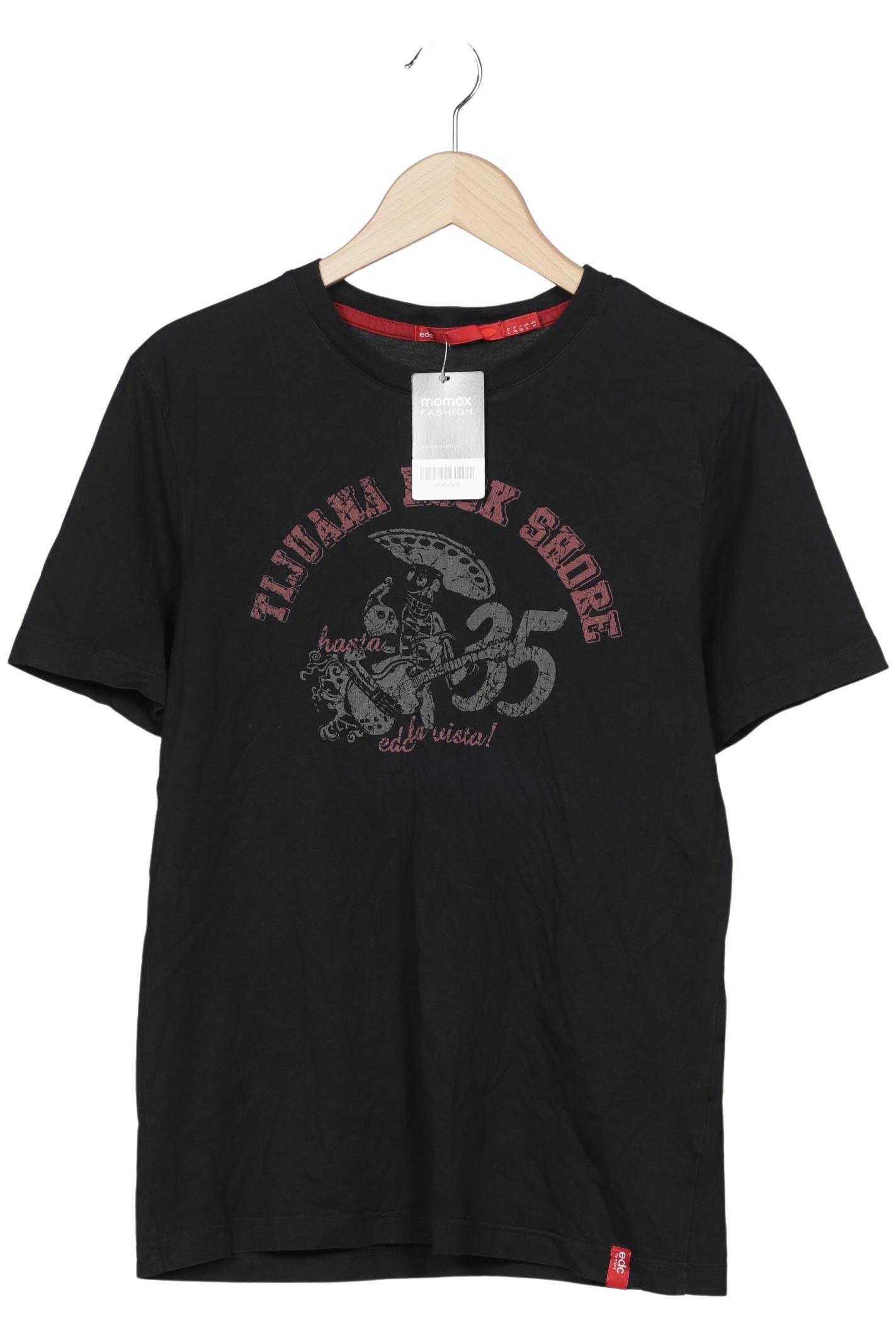 Thumbnail - edc by Esprit Herren T-Shirt, schwarz, Gr. 52