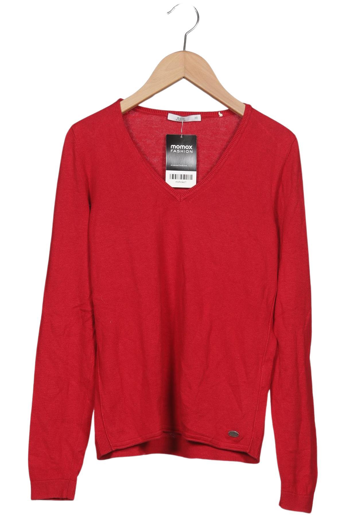 

edc by Esprit Damen Pullover, rot, Gr. 34