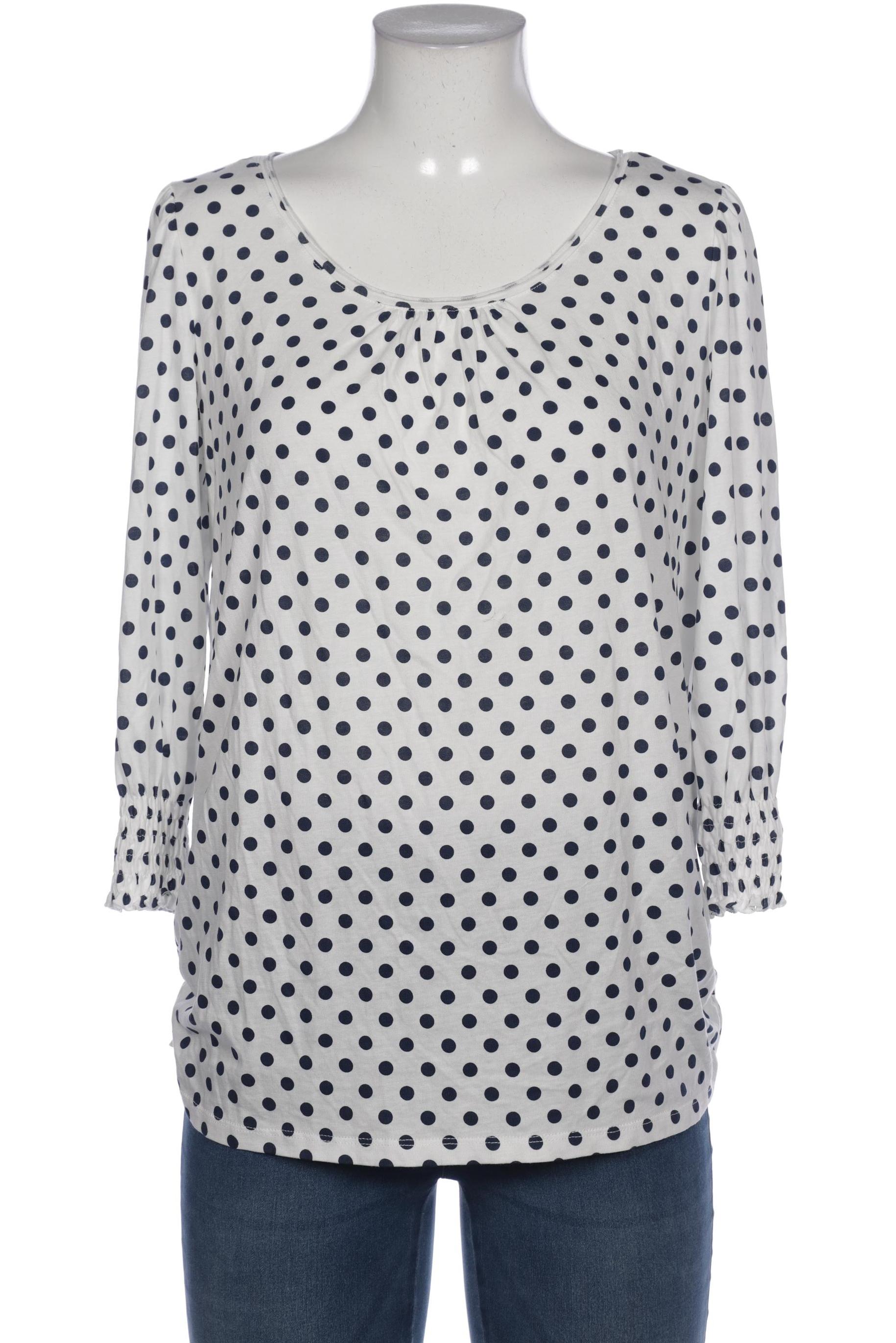 

edc by Esprit Damen Langarmshirt, weiß, Gr. 38