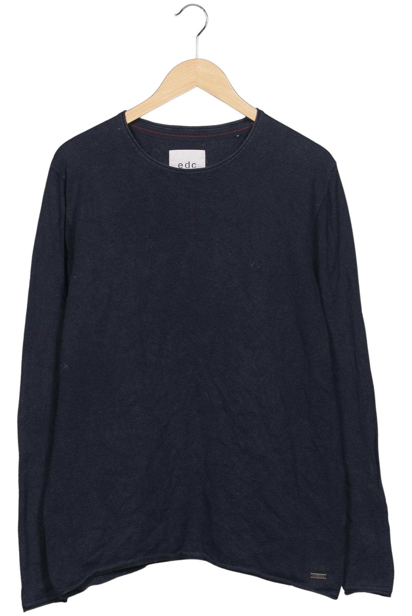 Thumbnail - edc by Esprit Herren Langarmshirt, marineblau, Gr. 54