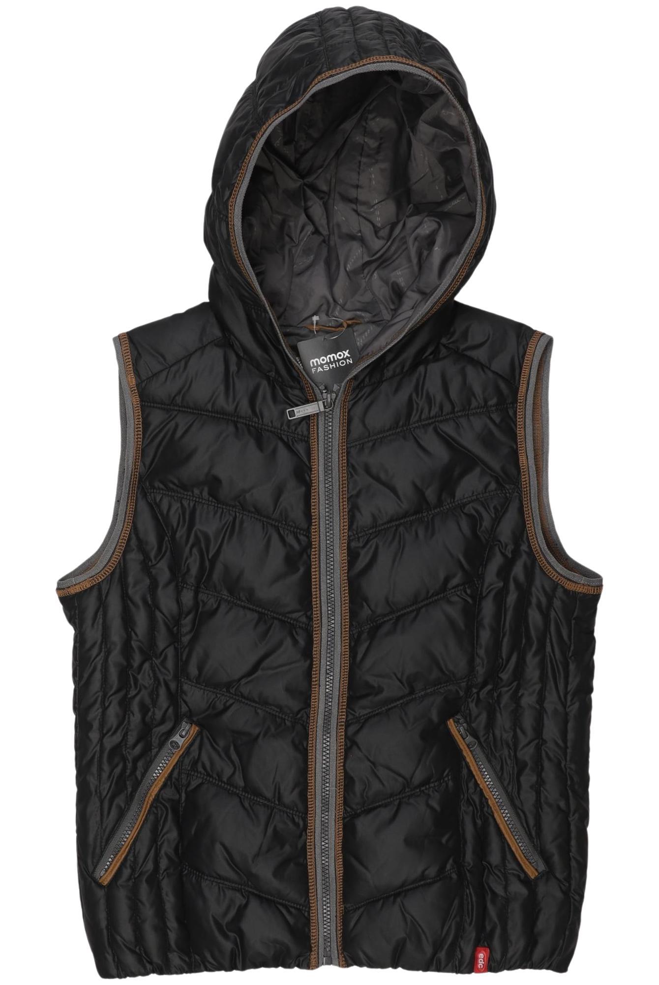 

edc by Esprit Damen Weste, schwarz, Gr. 36