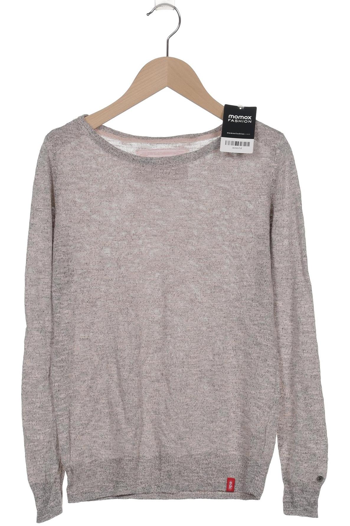 

edc by Esprit Damen Langarmshirt, grau, Gr. 38