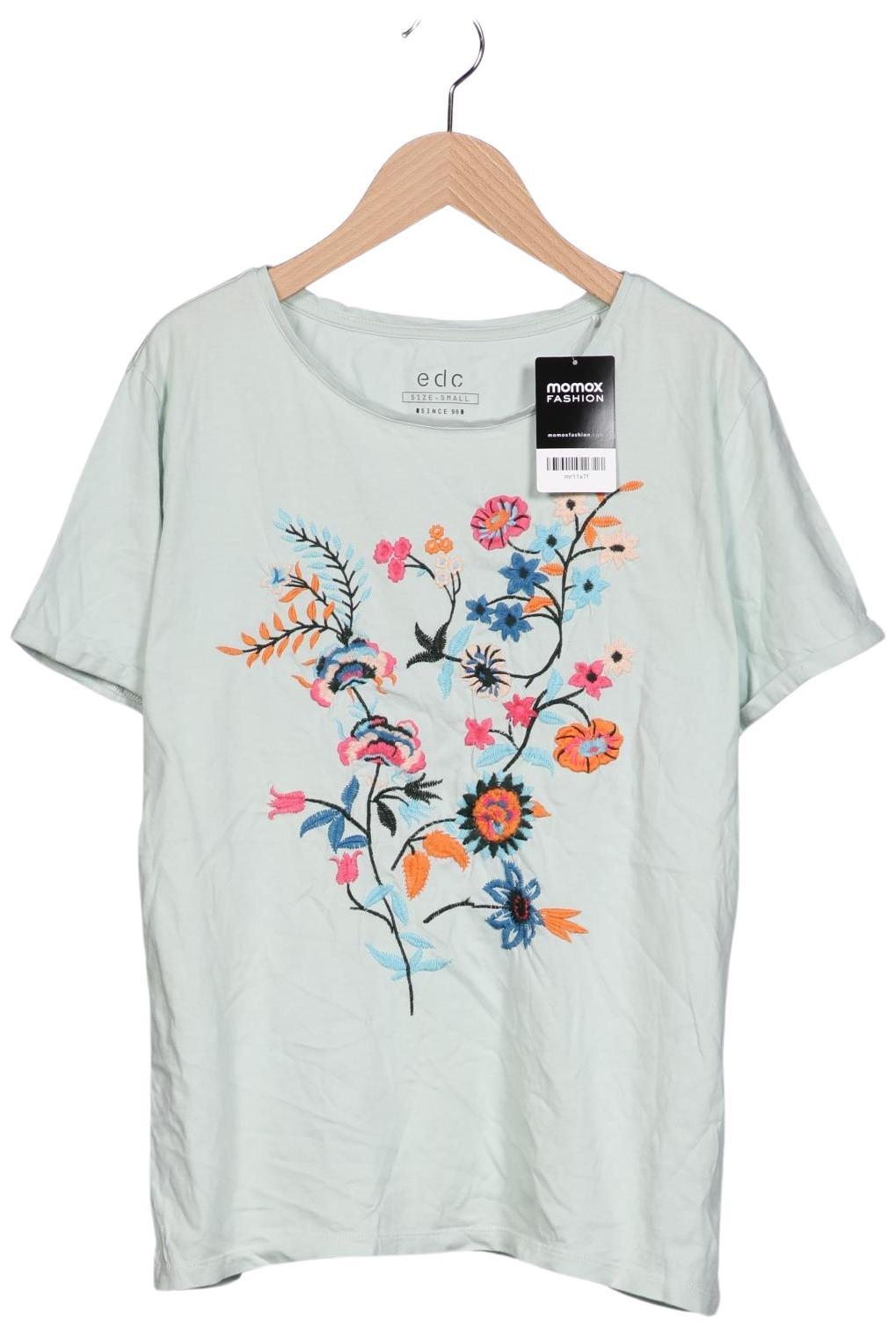 

edc by Esprit Damen T-Shirt, hellgrün, Gr. 36