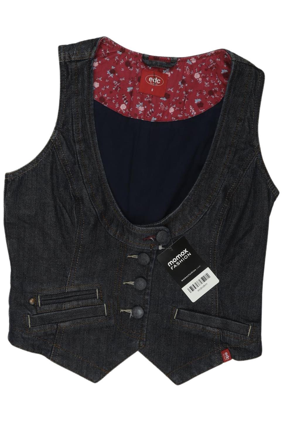 

edc by Esprit Damen Weste, marineblau, Gr. 36