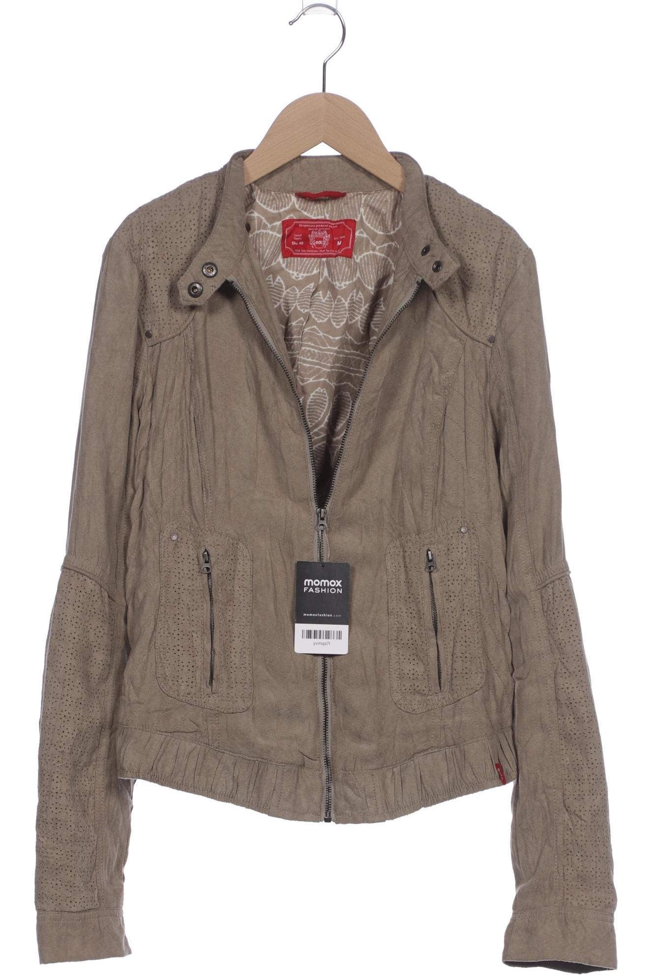 

edc by Esprit Damen Jacke, beige, Gr. 38