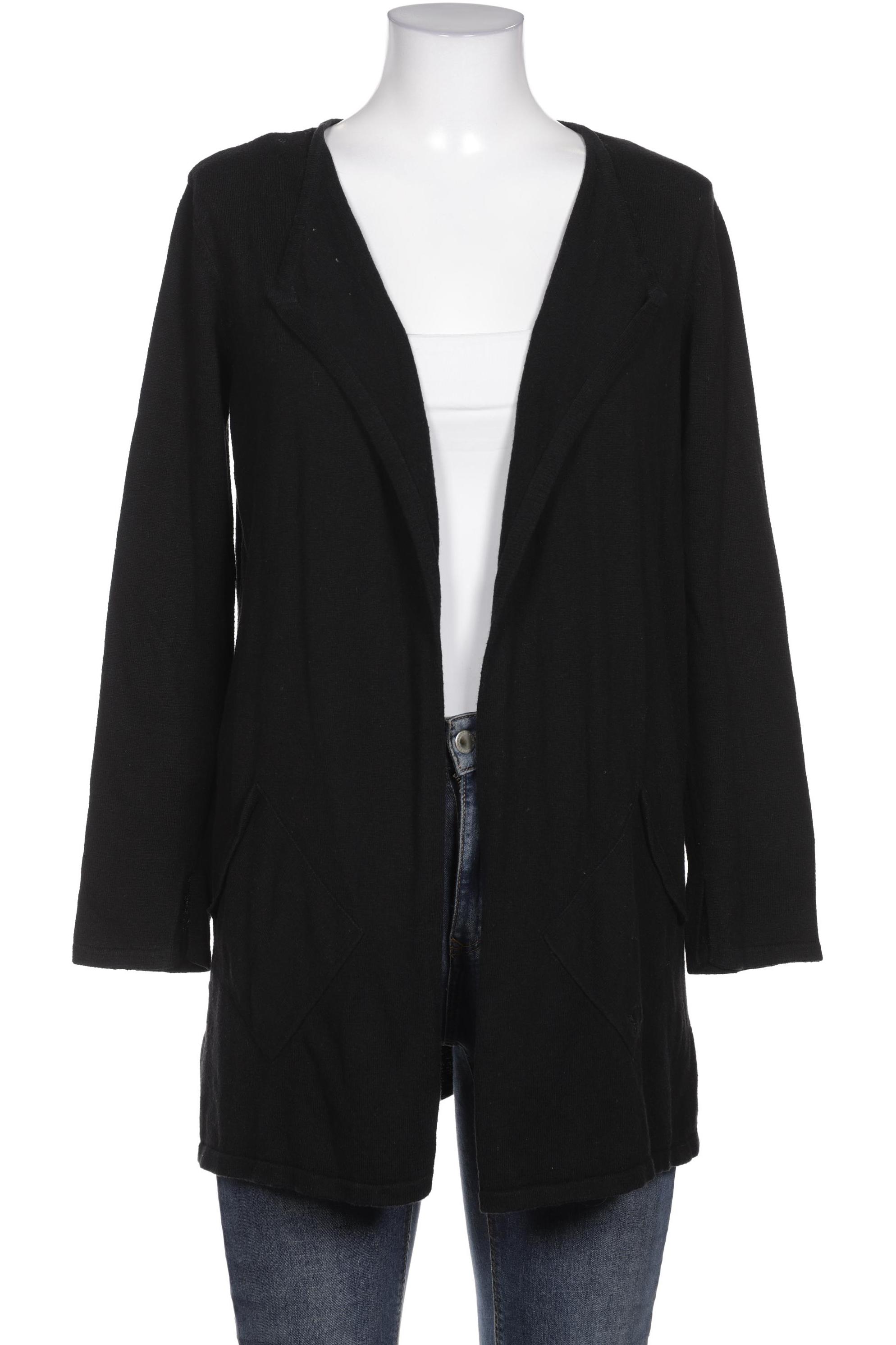 

edc by Esprit Damen Strickjacke, schwarz, Gr. 38
