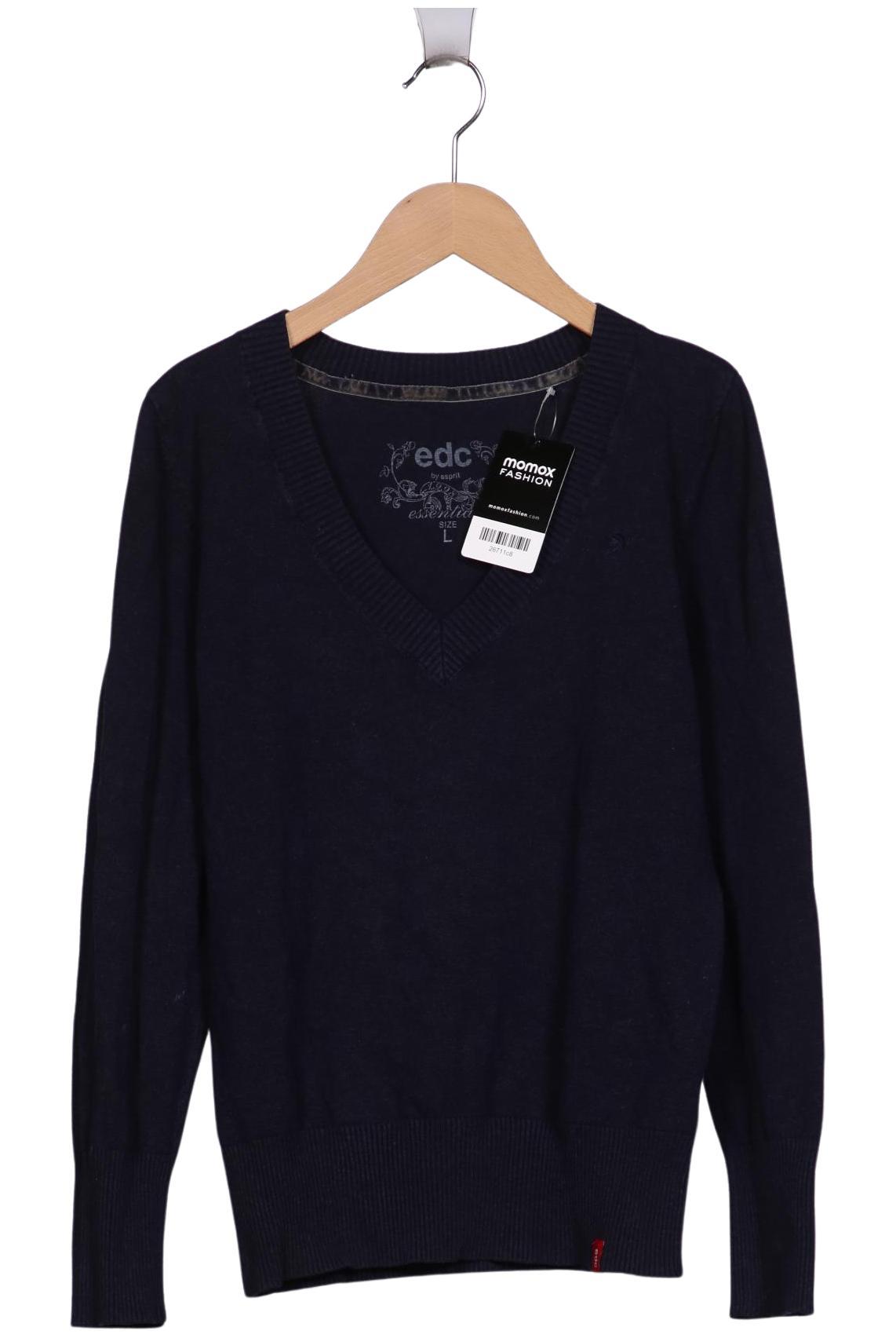 

edc by Esprit Damen Pullover, marineblau, Gr. 42