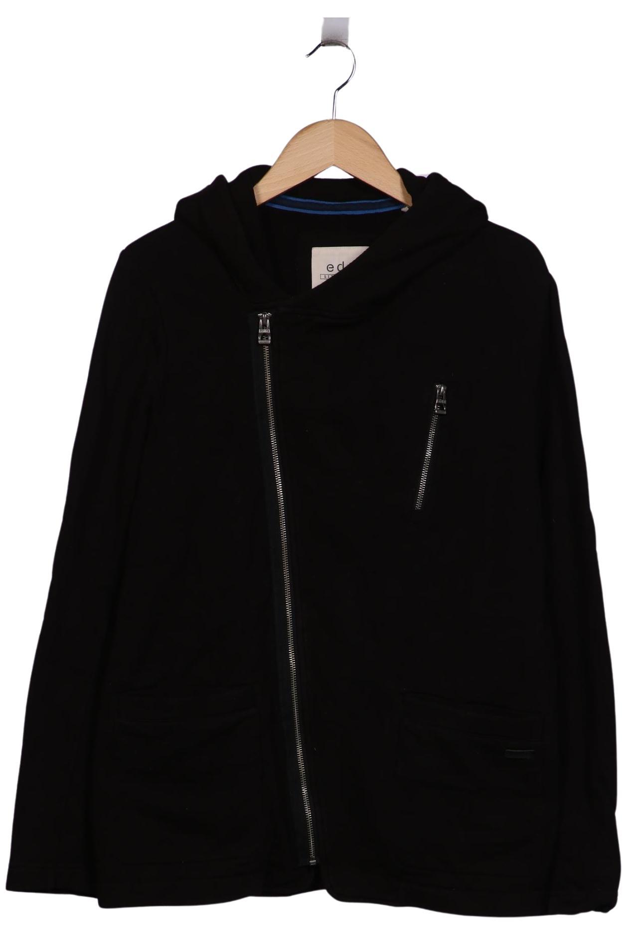 

edc by Esprit Herren Kapuzenpullover, schwarz, Gr. 52