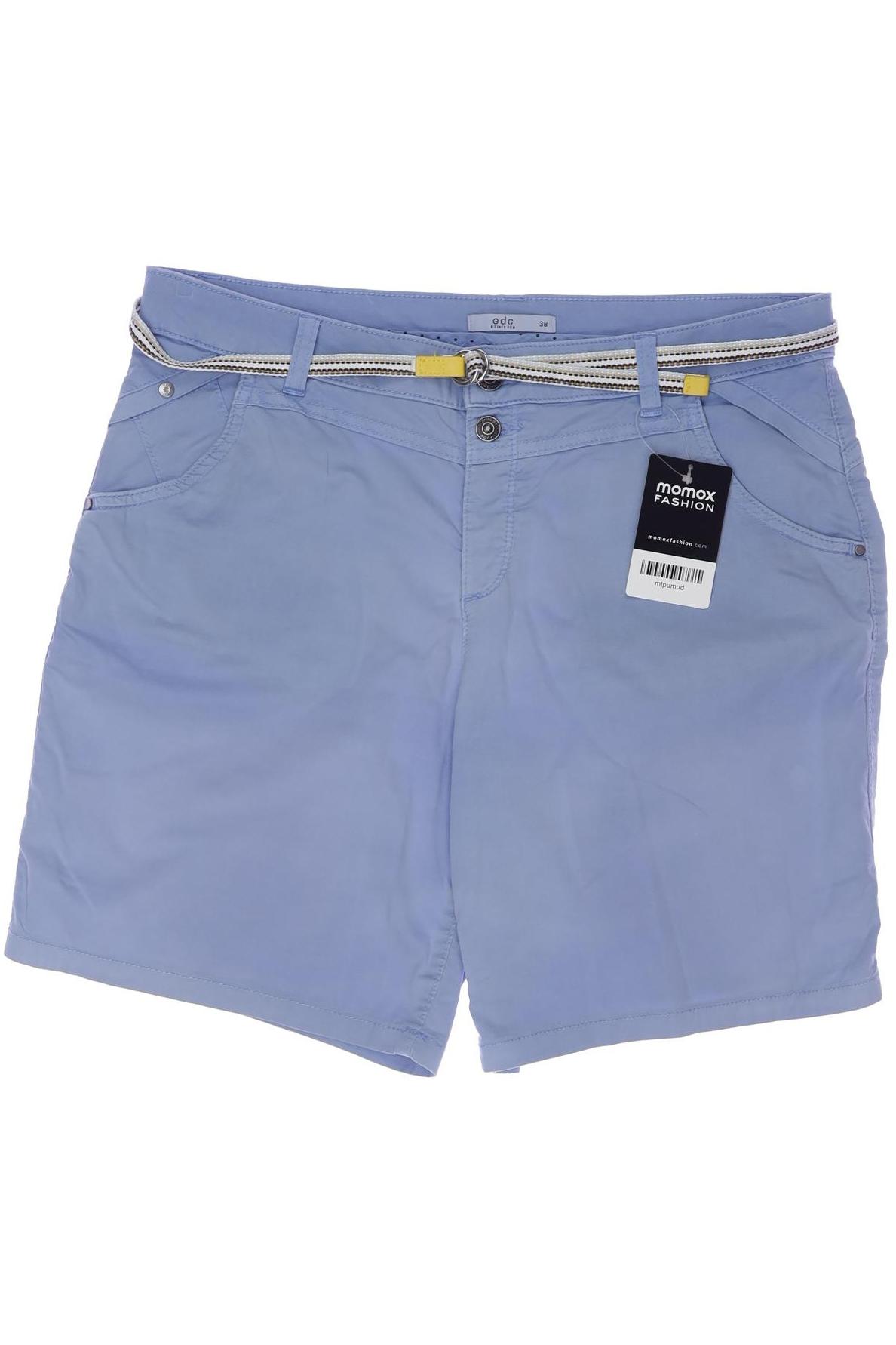 

edc by Esprit Damen Shorts, blau, Gr. 38