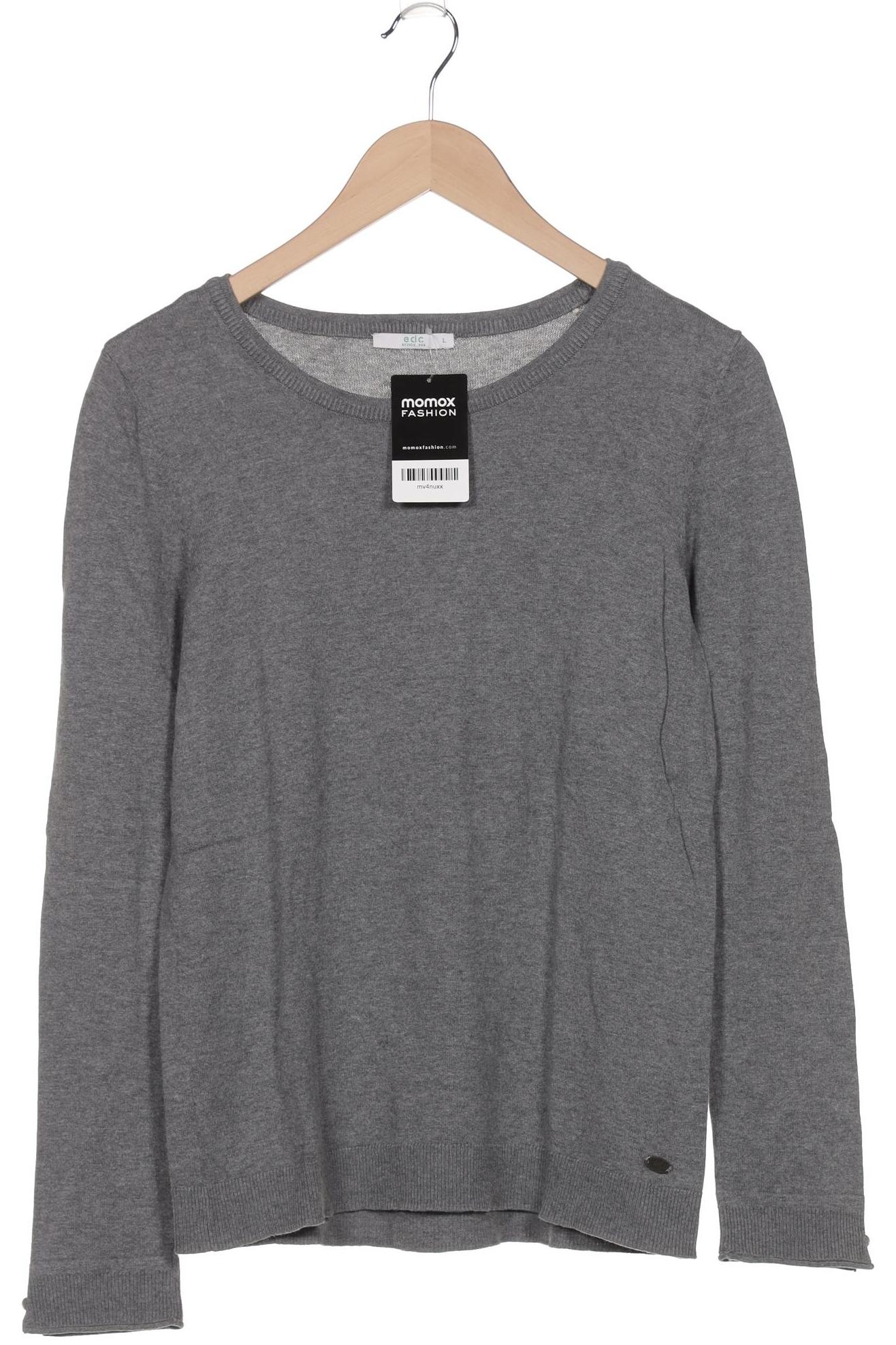 

edc by Esprit Damen Pullover, grau, Gr. 42