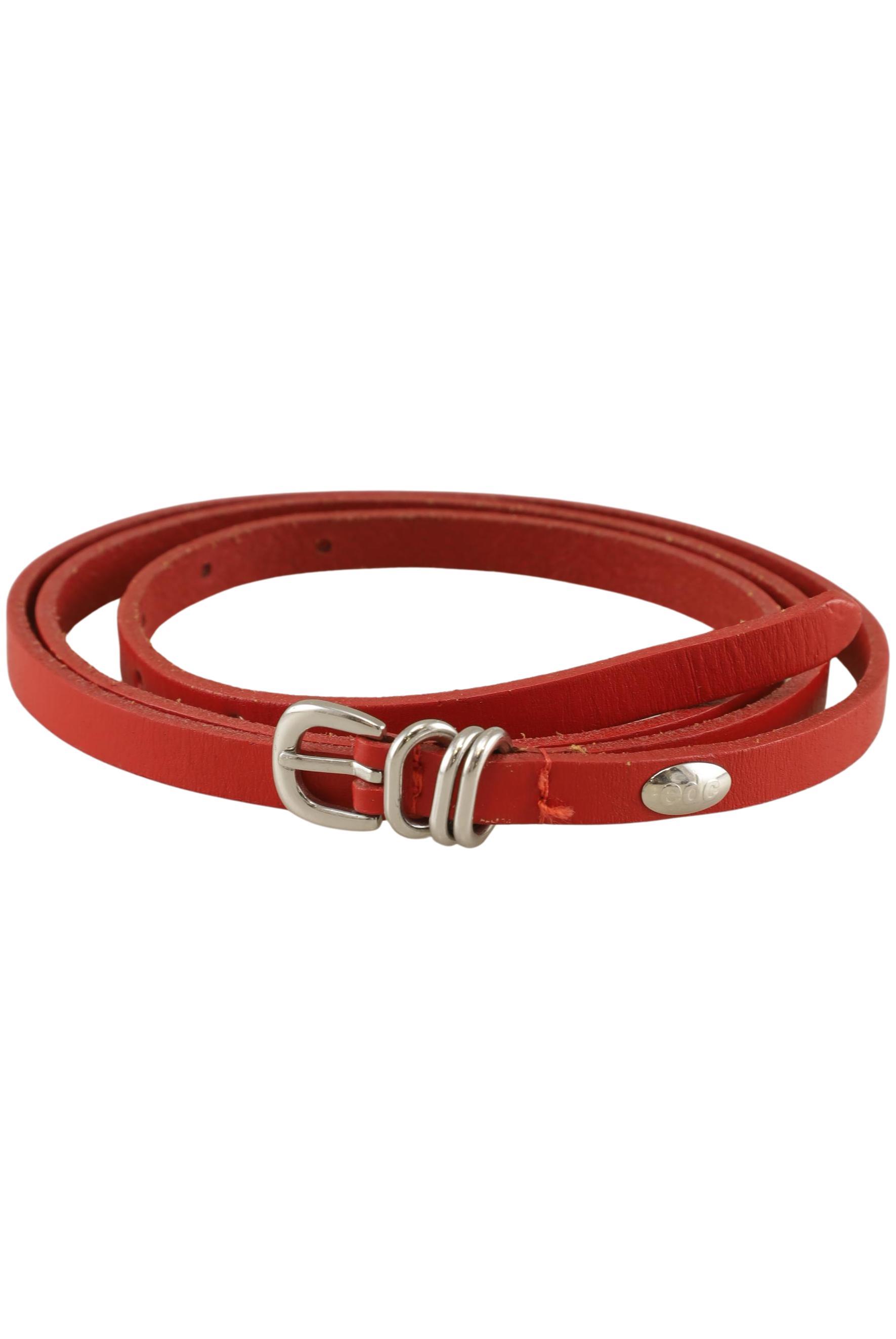 

edc by Esprit Damen Gürtel, rot, Gr. 100