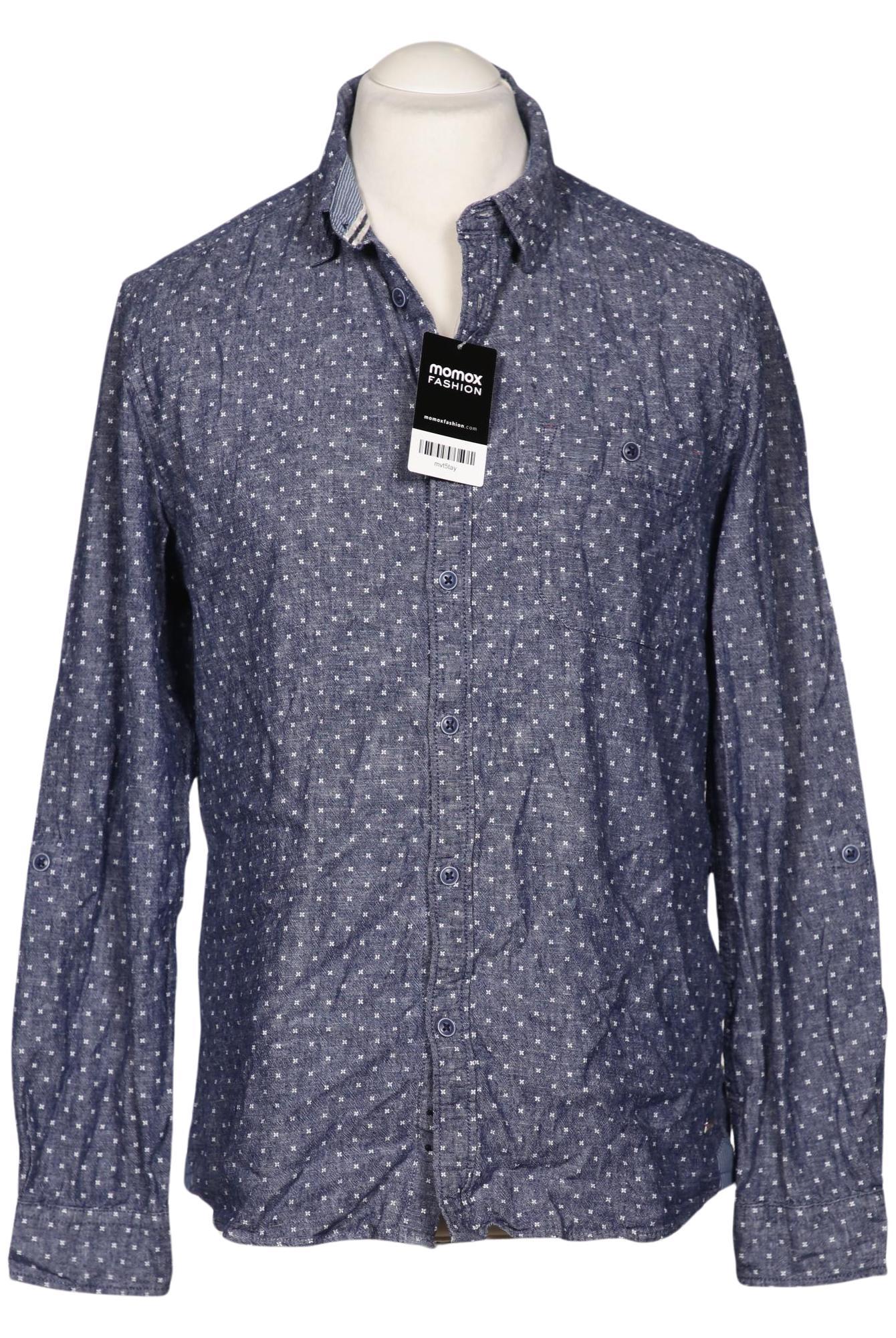 

edc by Esprit Herren Hemd, marineblau, Gr. 52