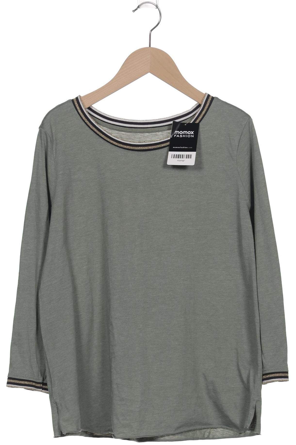 

edc by Esprit Damen Langarmshirt, grün, Gr. 42