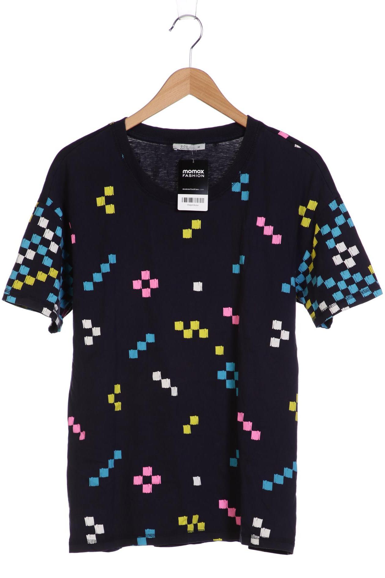 

edc by Esprit Damen T-Shirt, marineblau, Gr. 38