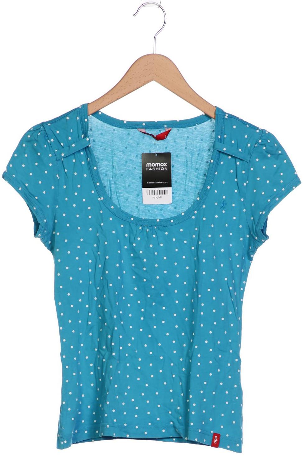 

edc by Esprit Damen T-Shirt, blau, Gr. 42