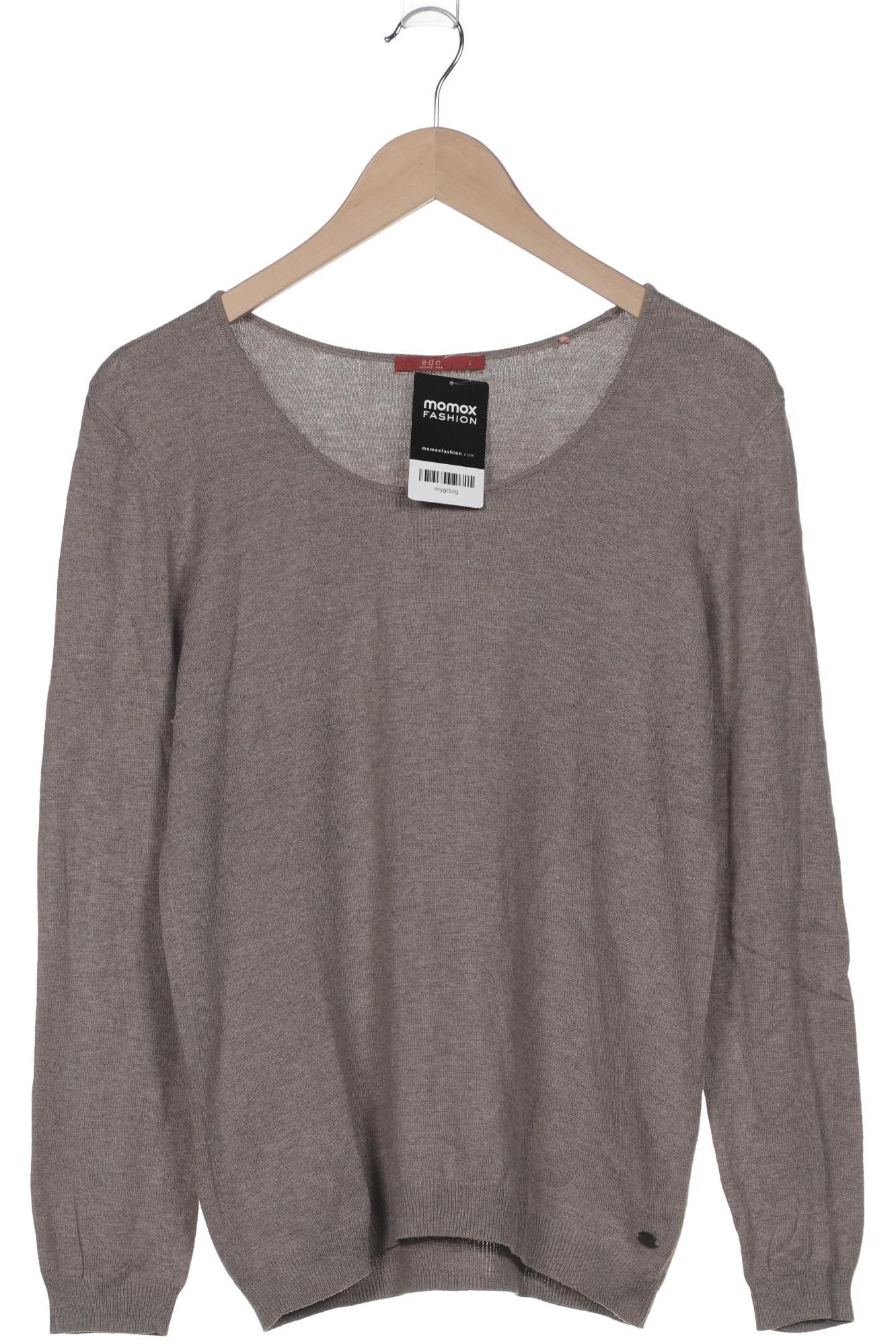 

edc by Esprit Damen Pullover, grau, Gr. 42