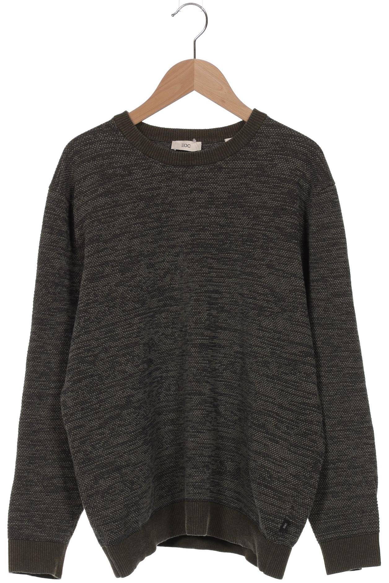 

edc by Esprit Damen Pullover, grün, Gr. 42