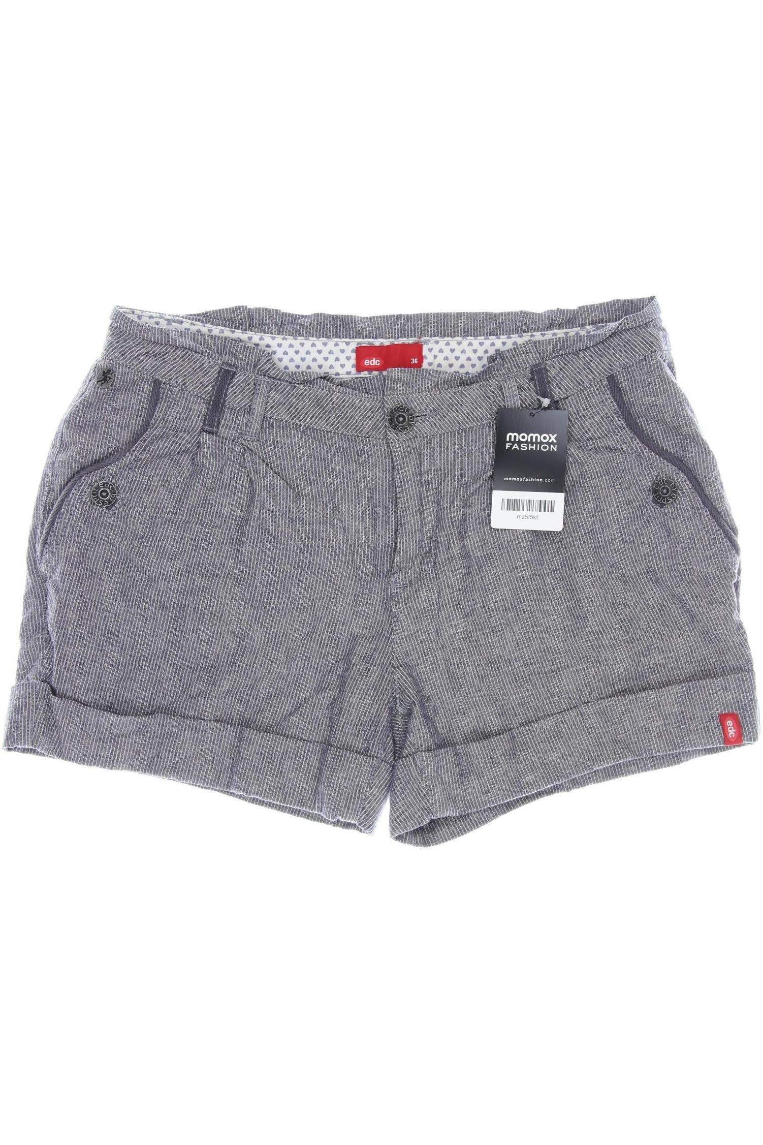 

edc by Esprit Damen Shorts, grau, Gr. 36