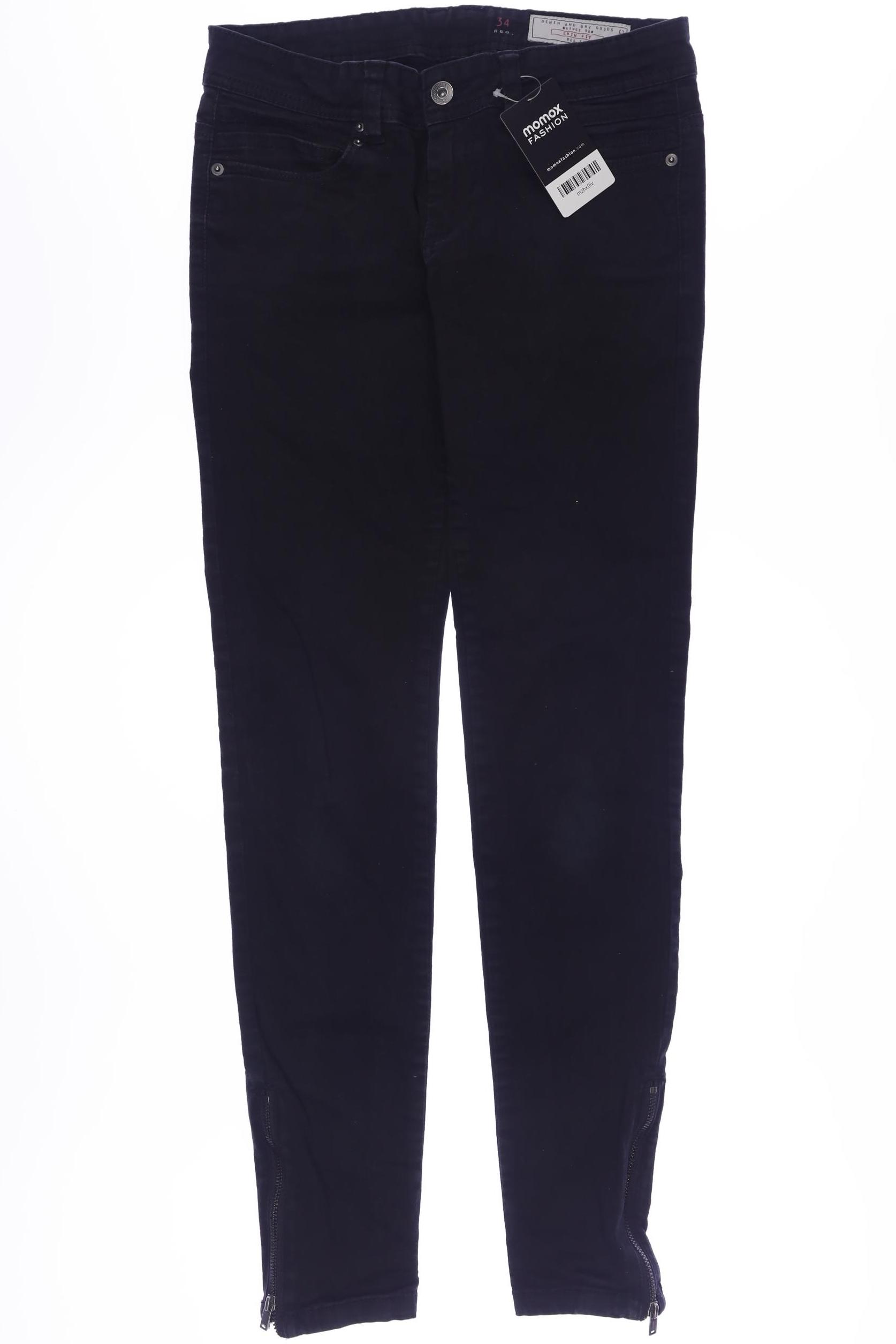 

edc by Esprit Damen Jeans, schwarz, Gr. 34
