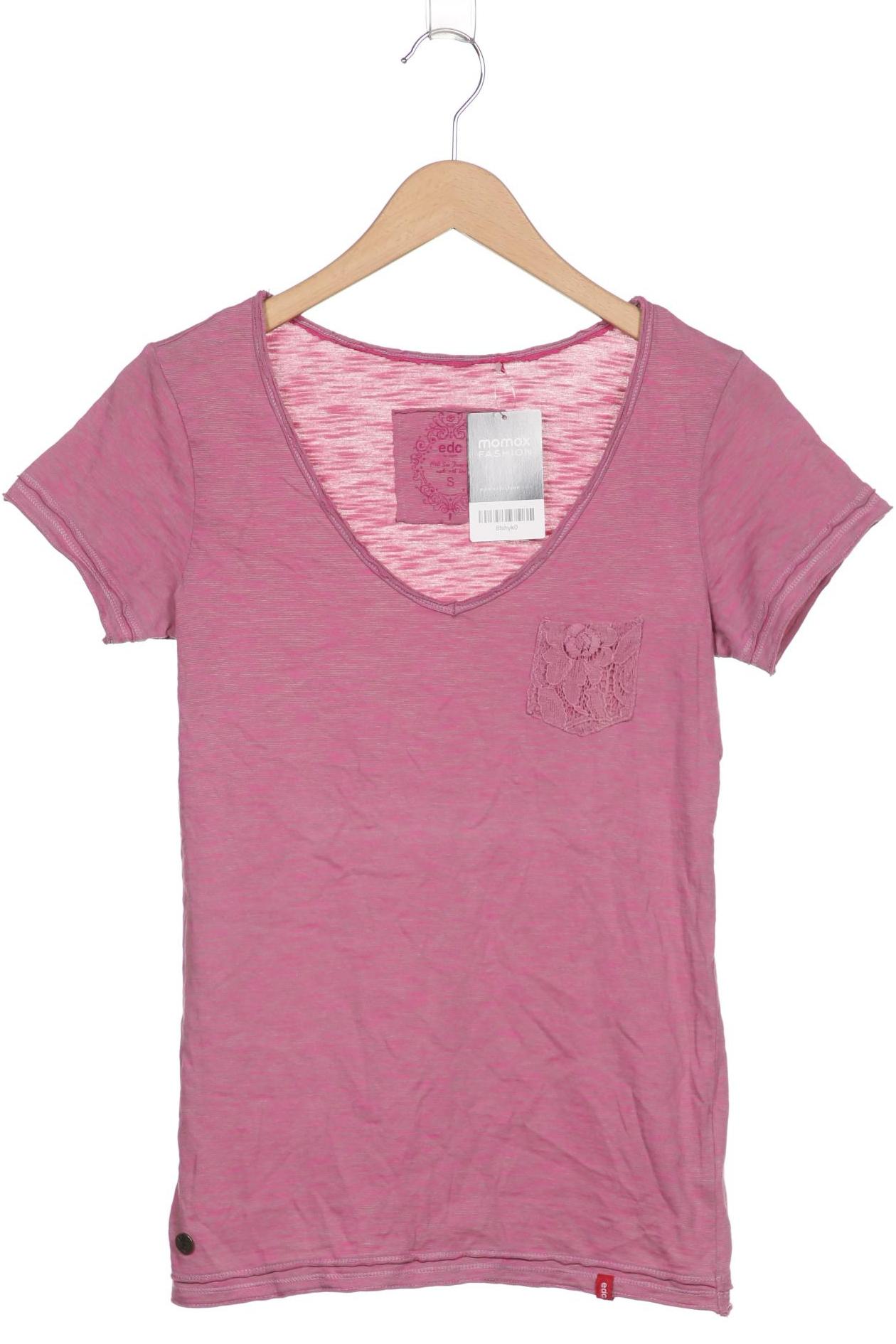 

edc by Esprit Damen T-Shirt, pink, Gr. 36