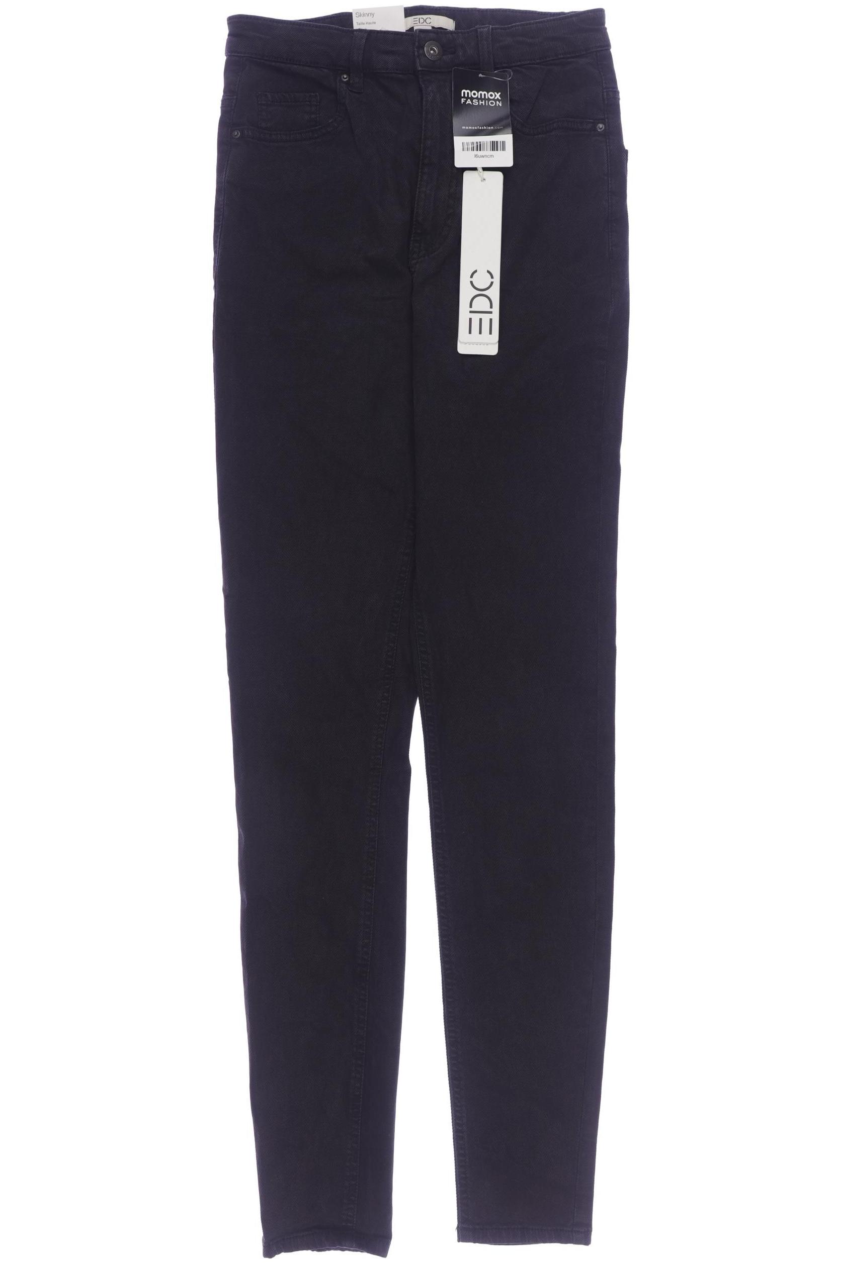 

edc by Esprit Damen Jeans, schwarz, Gr. 36