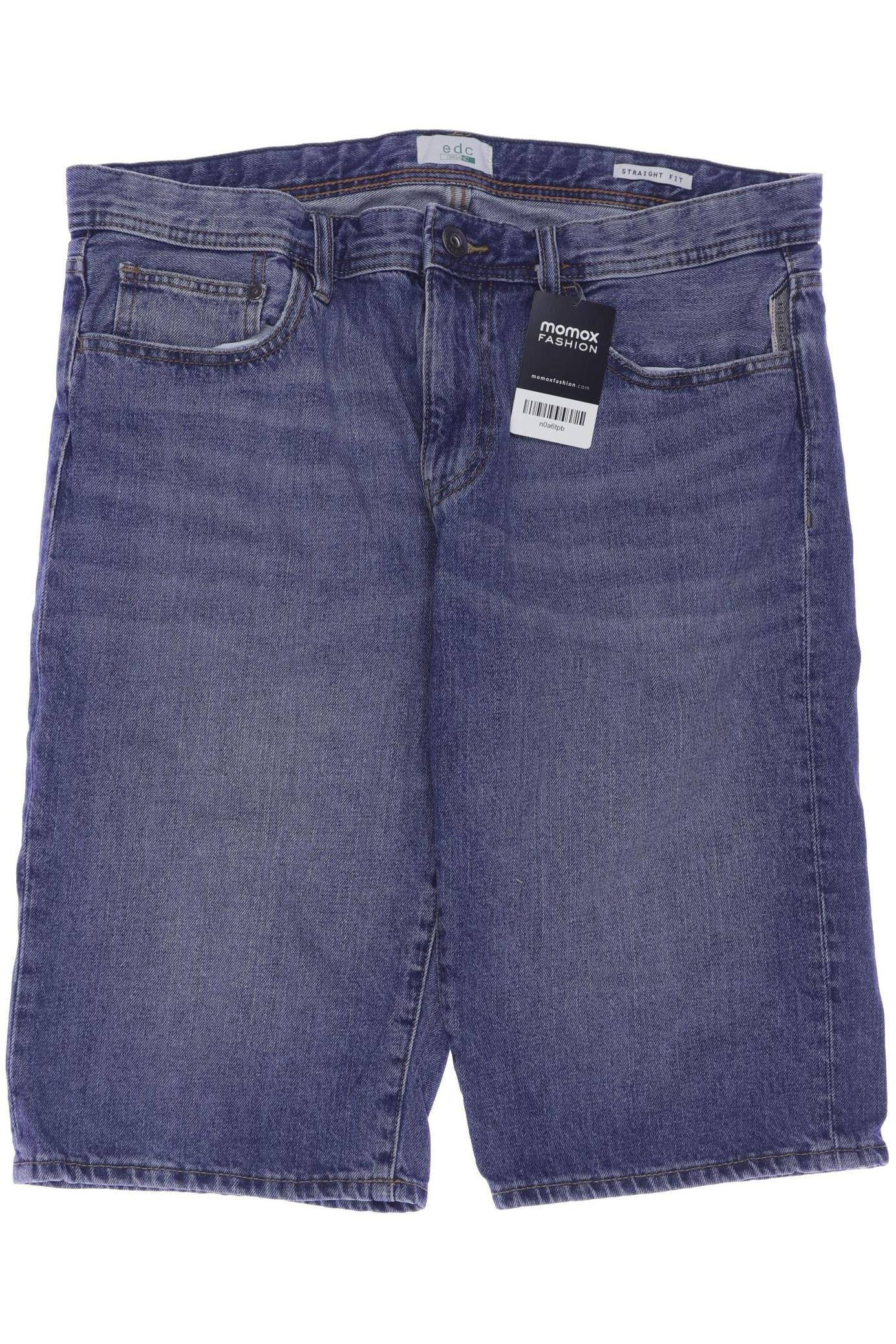 

edc by Esprit Herren Shorts, blau, Gr. 33