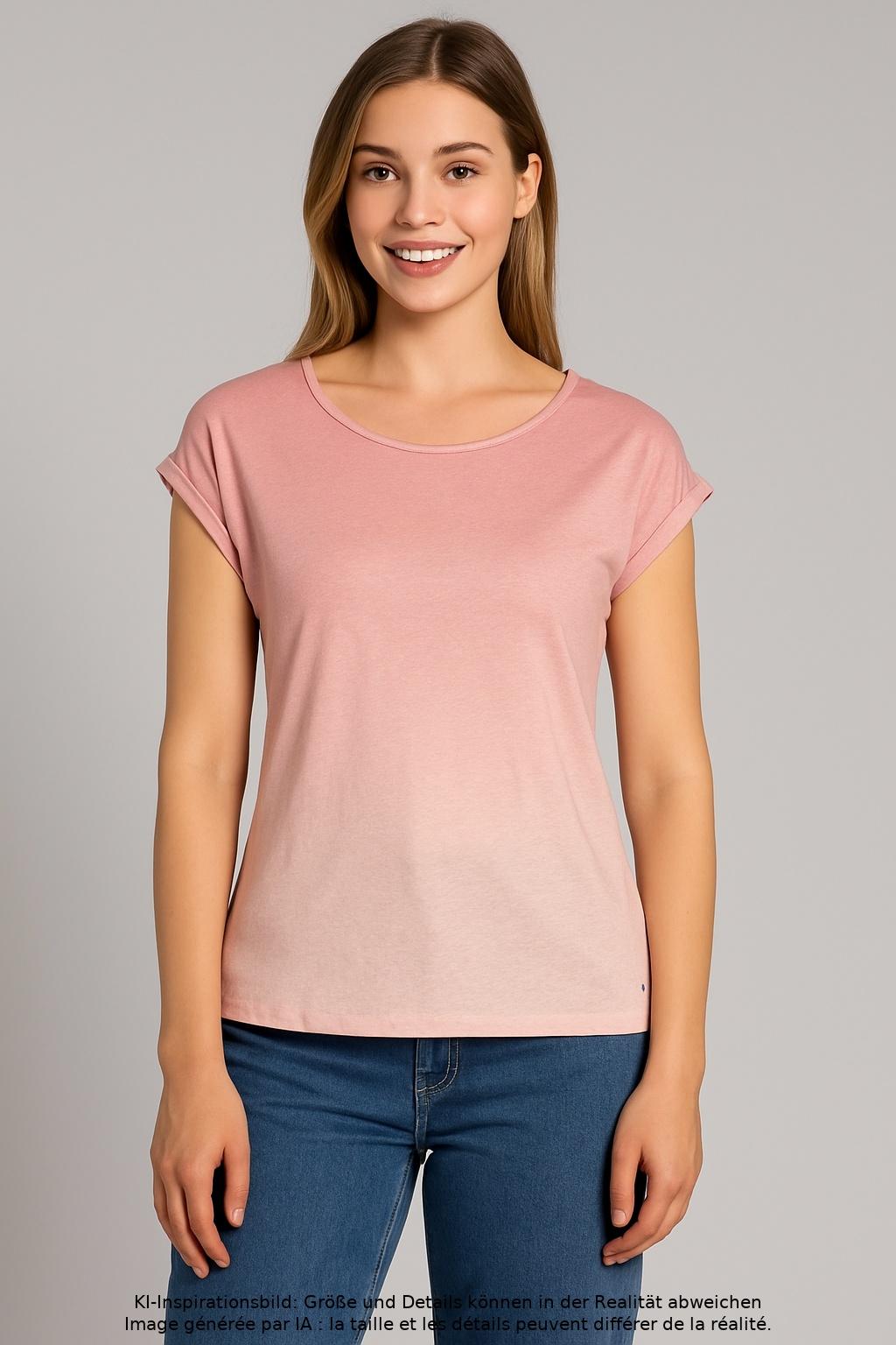 

edc by Esprit Damen T-Shirt, pink, Gr. 34