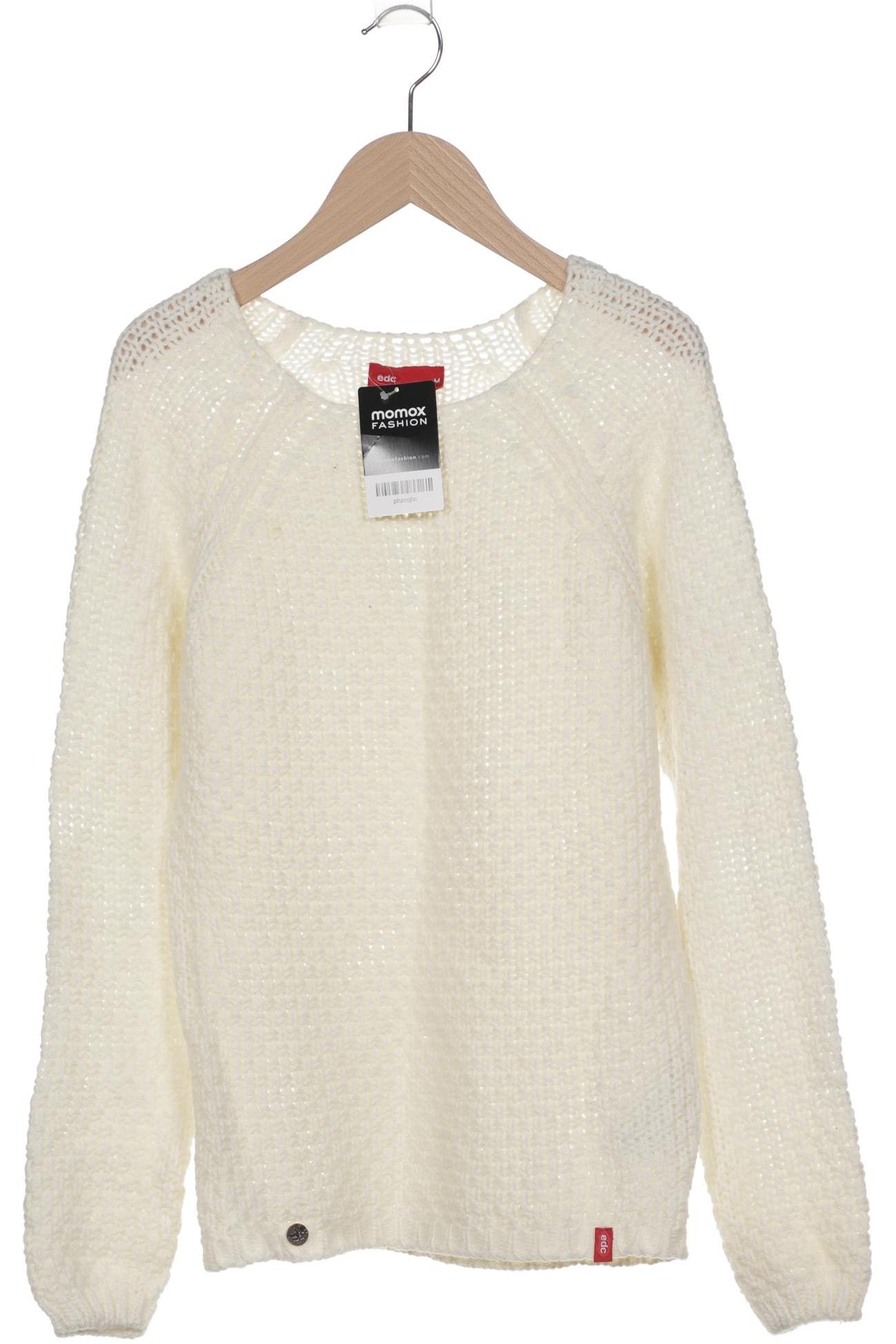 

edc by Esprit Damen Pullover, cremeweiß, Gr. 38