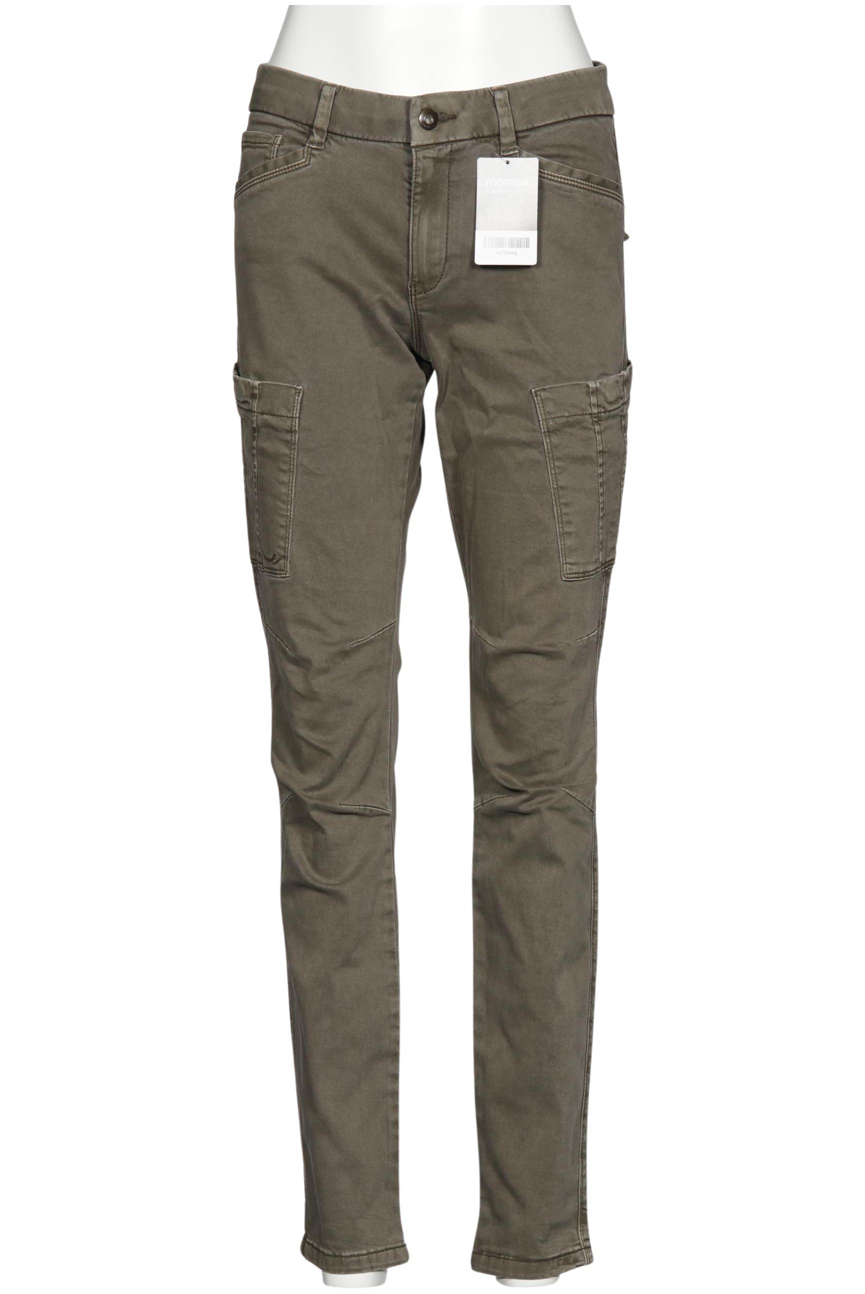 

edc by Esprit Damen Stoffhose, grün, Gr. 36