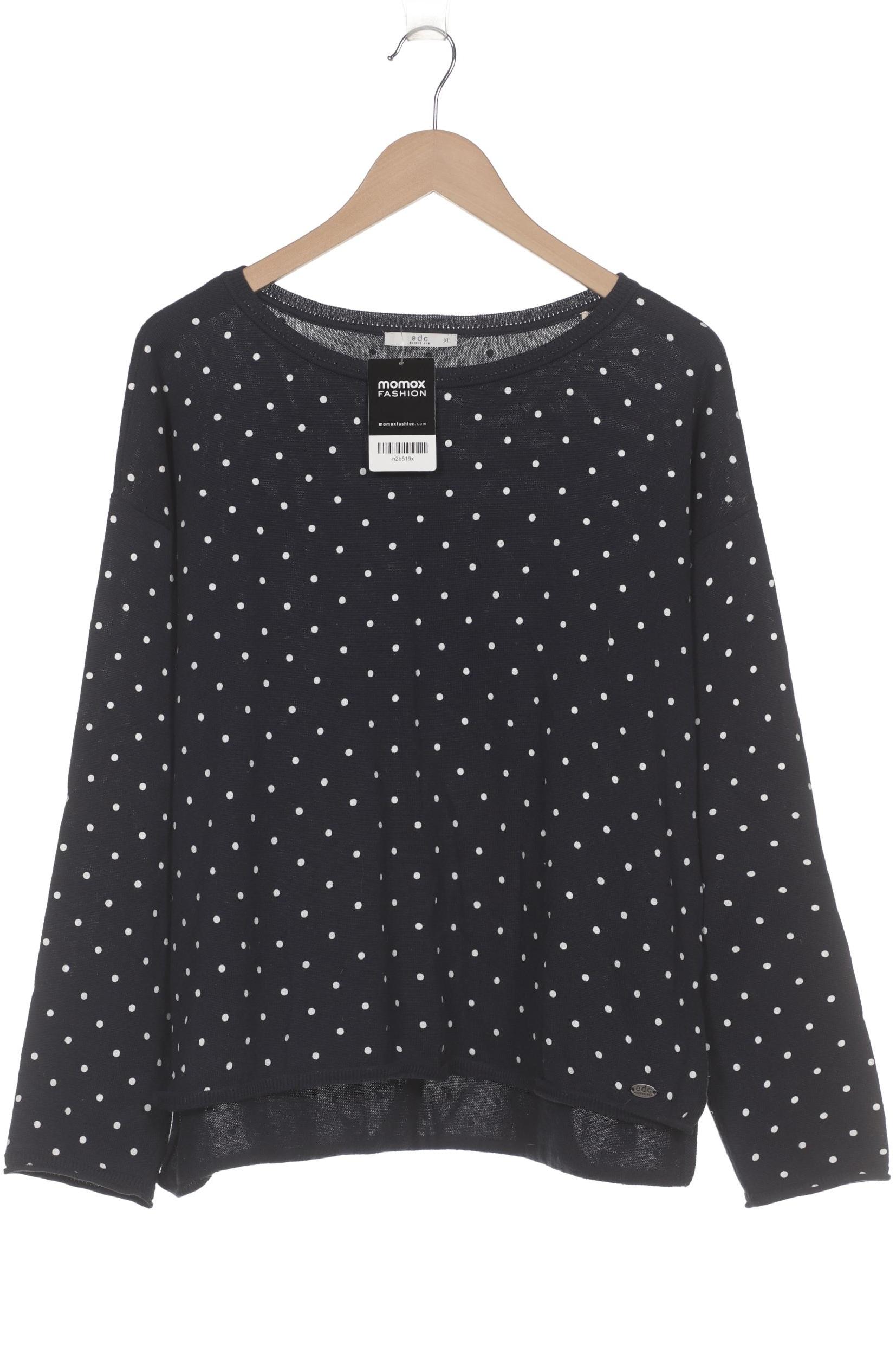 

edc by Esprit Damen Pullover, marineblau, Gr. 44