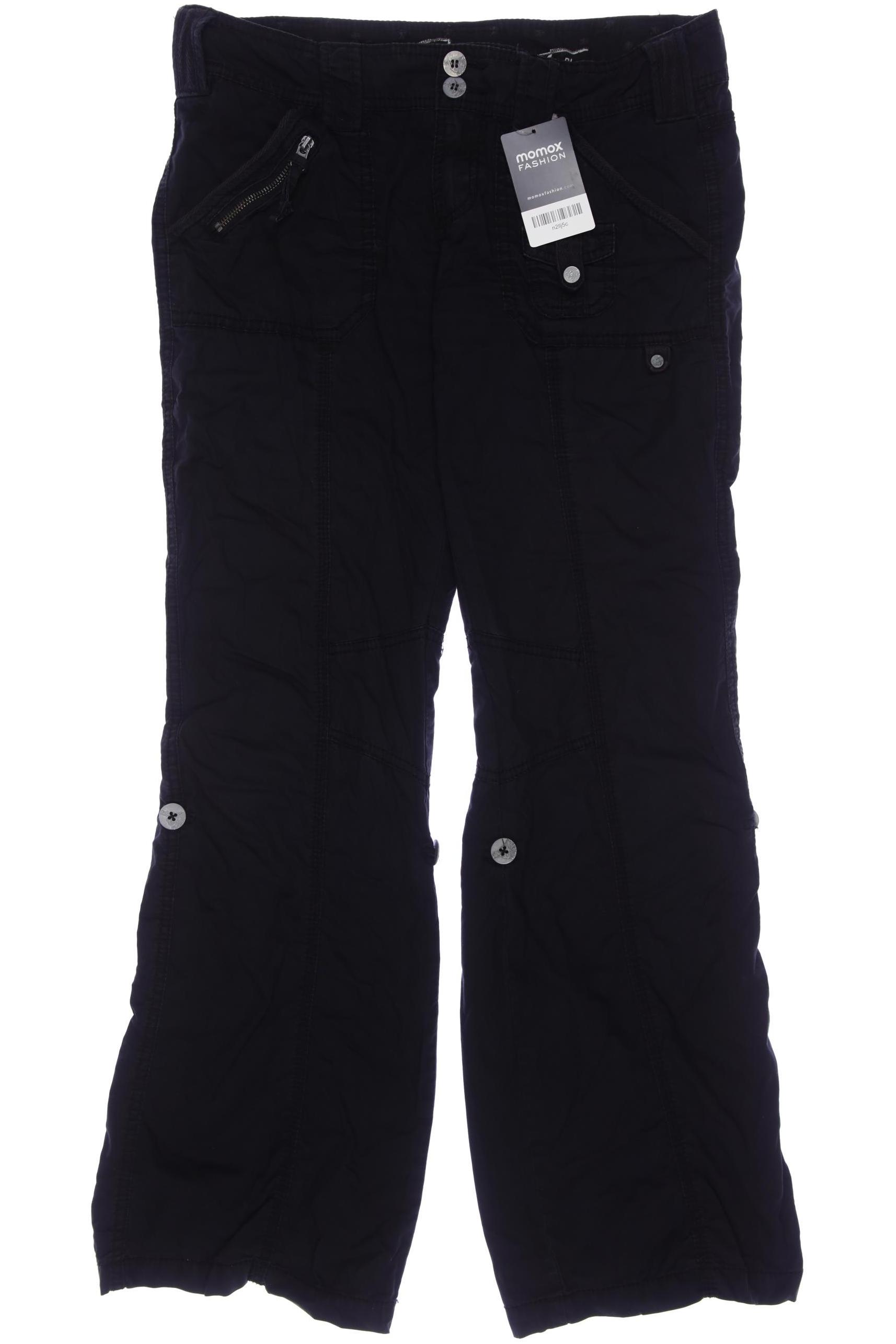 

edc by Esprit Damen Stoffhose, schwarz, Gr. 36