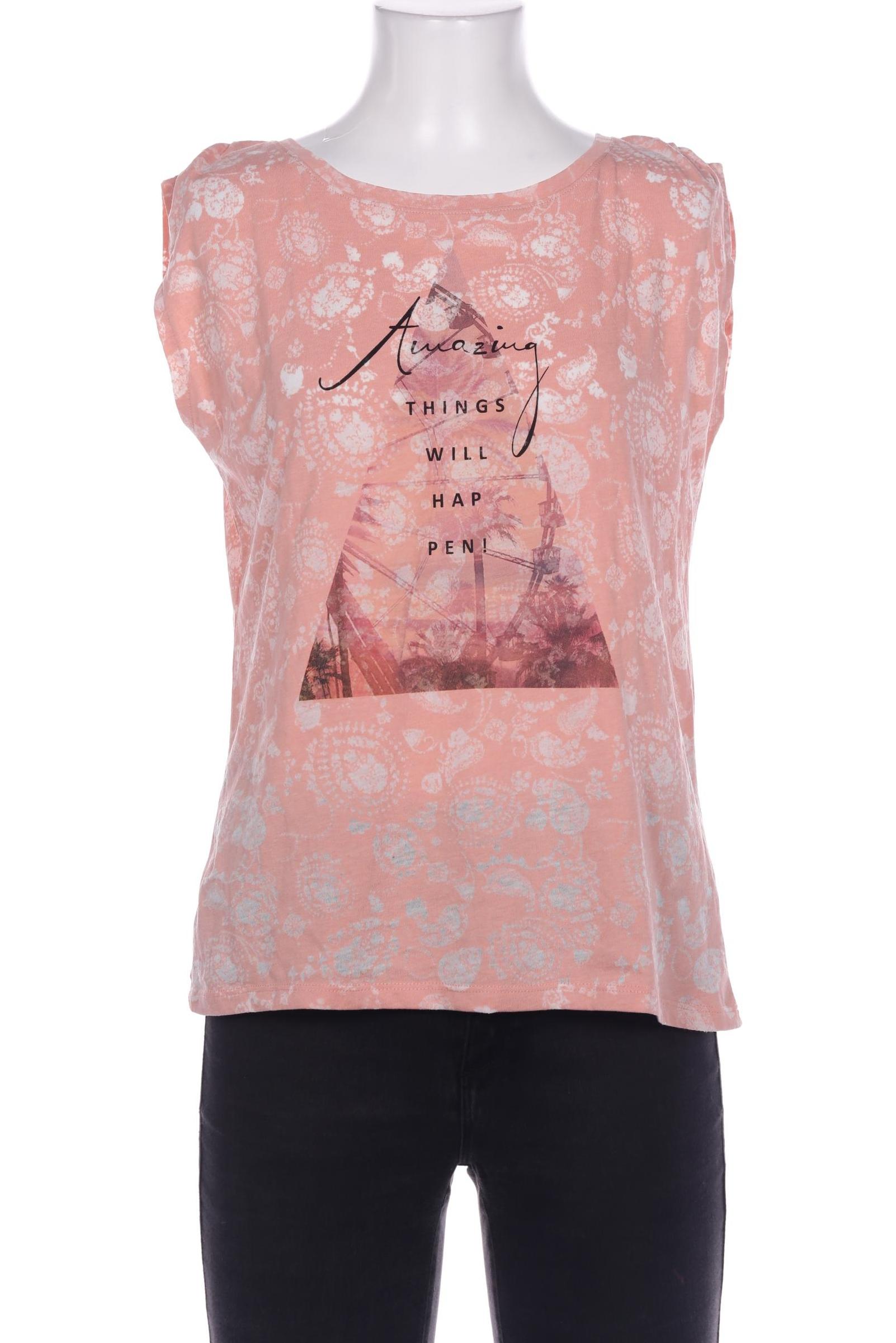 

edc by Esprit Damen T-Shirt, orange, Gr. 36