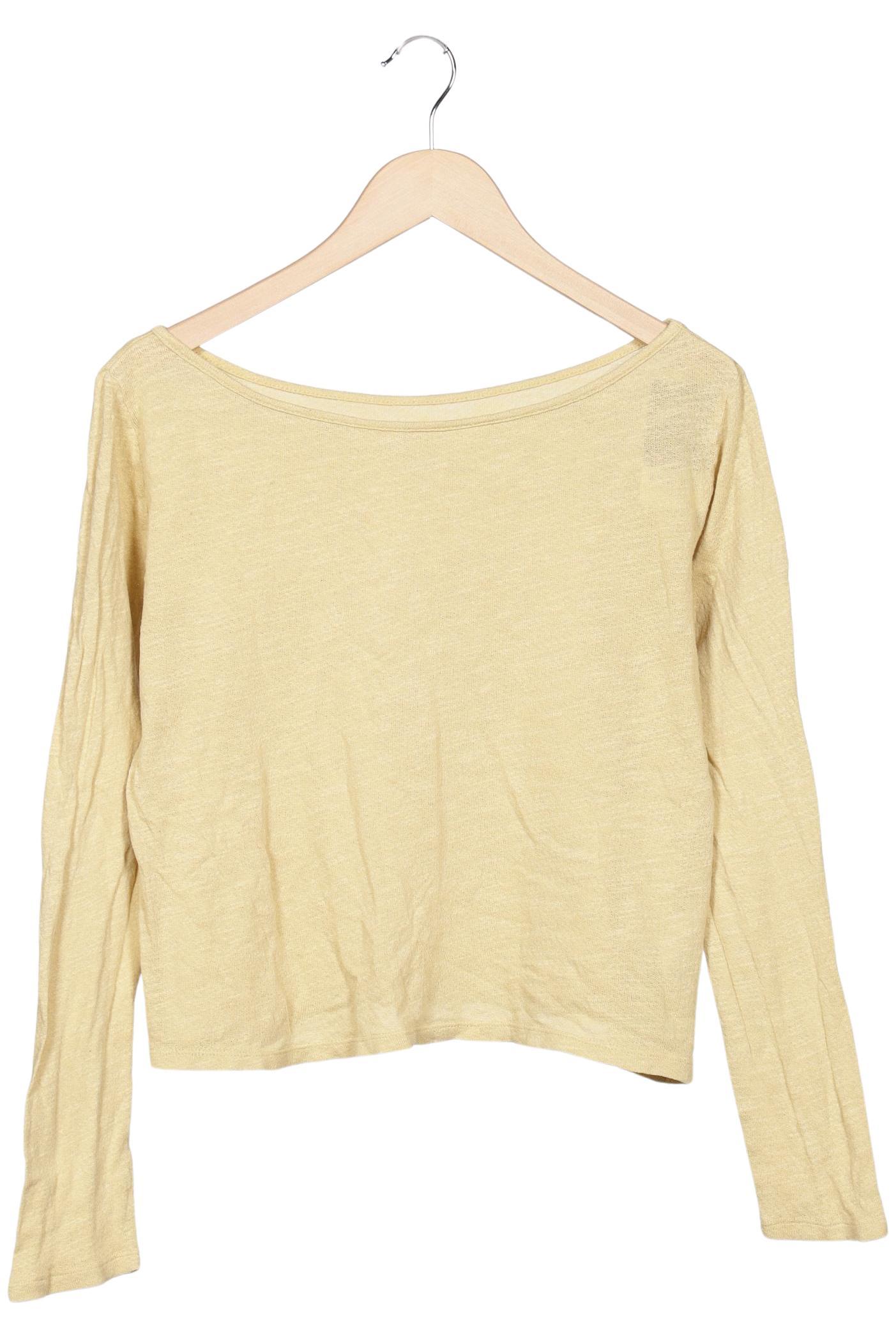 

edc by Esprit Damen Langarmshirt, gelb, Gr. 36