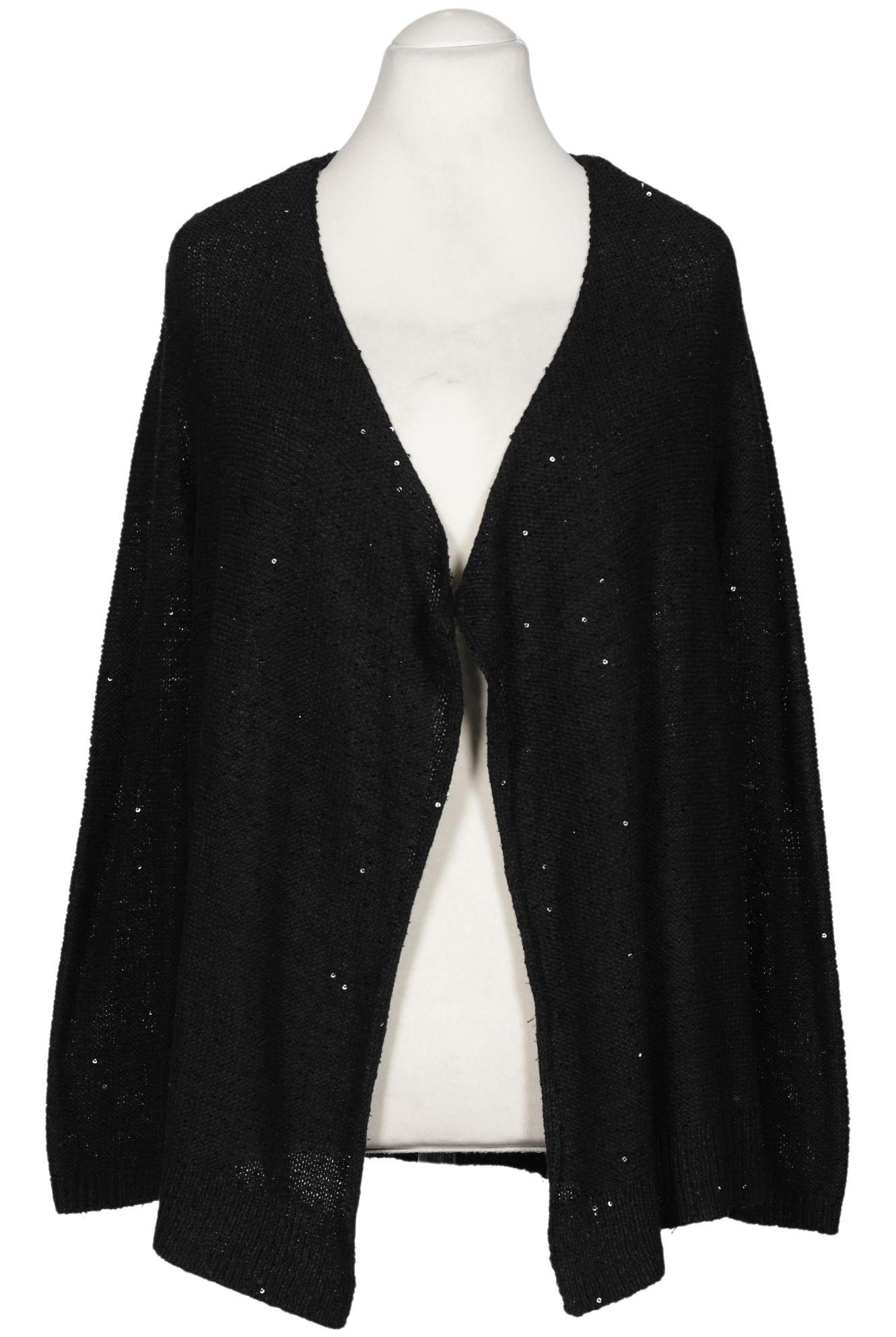 

edc by Esprit Damen Strickjacke, schwarz, Gr. 44