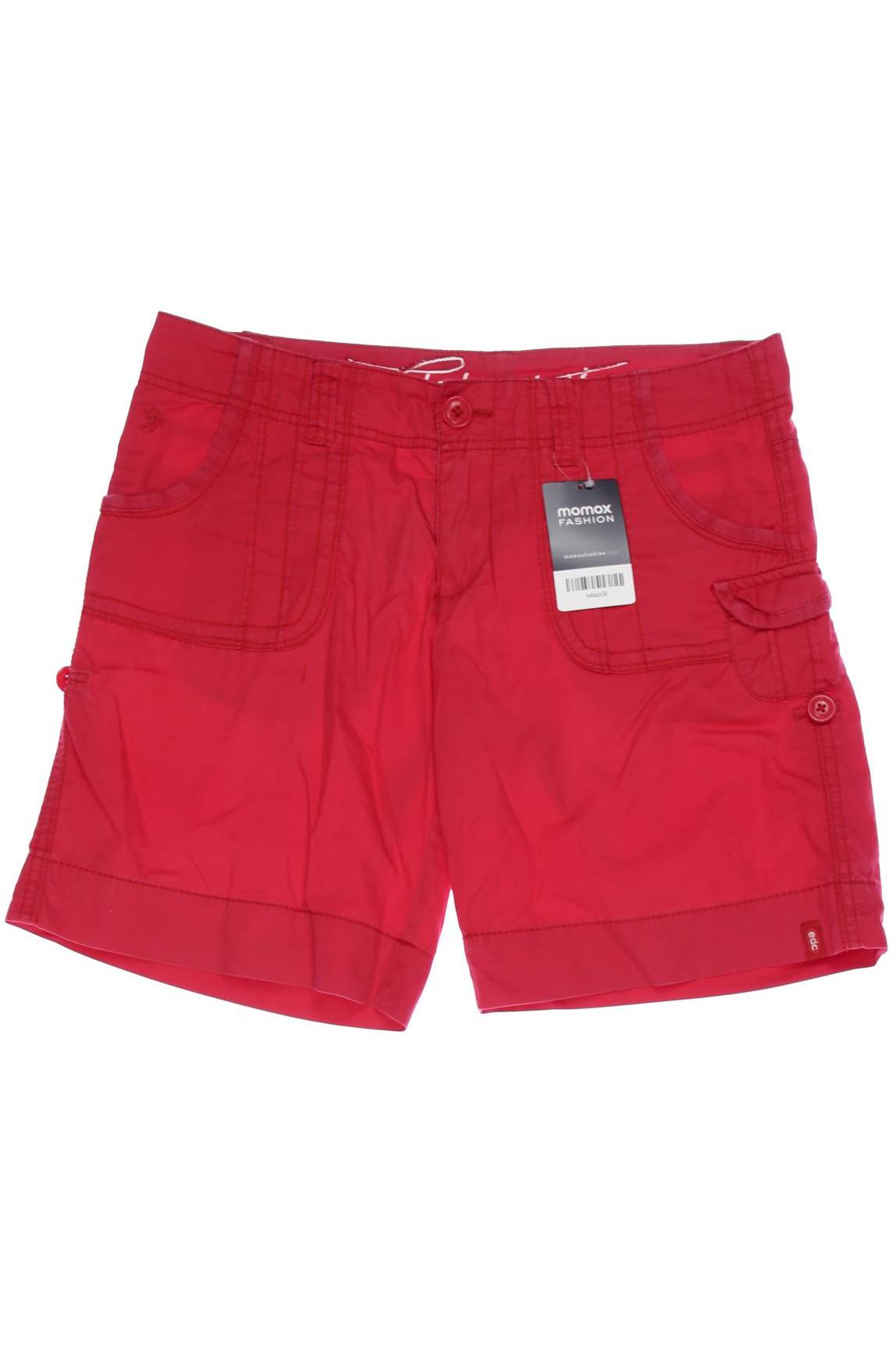 

edc by Esprit Damen Shorts, rot, Gr. 36