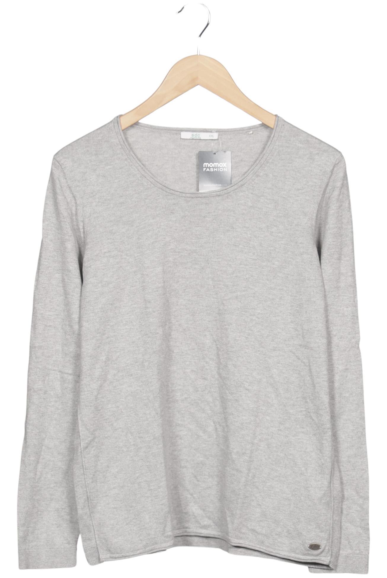 

edc by Esprit Damen Pullover, grau, Gr. 46