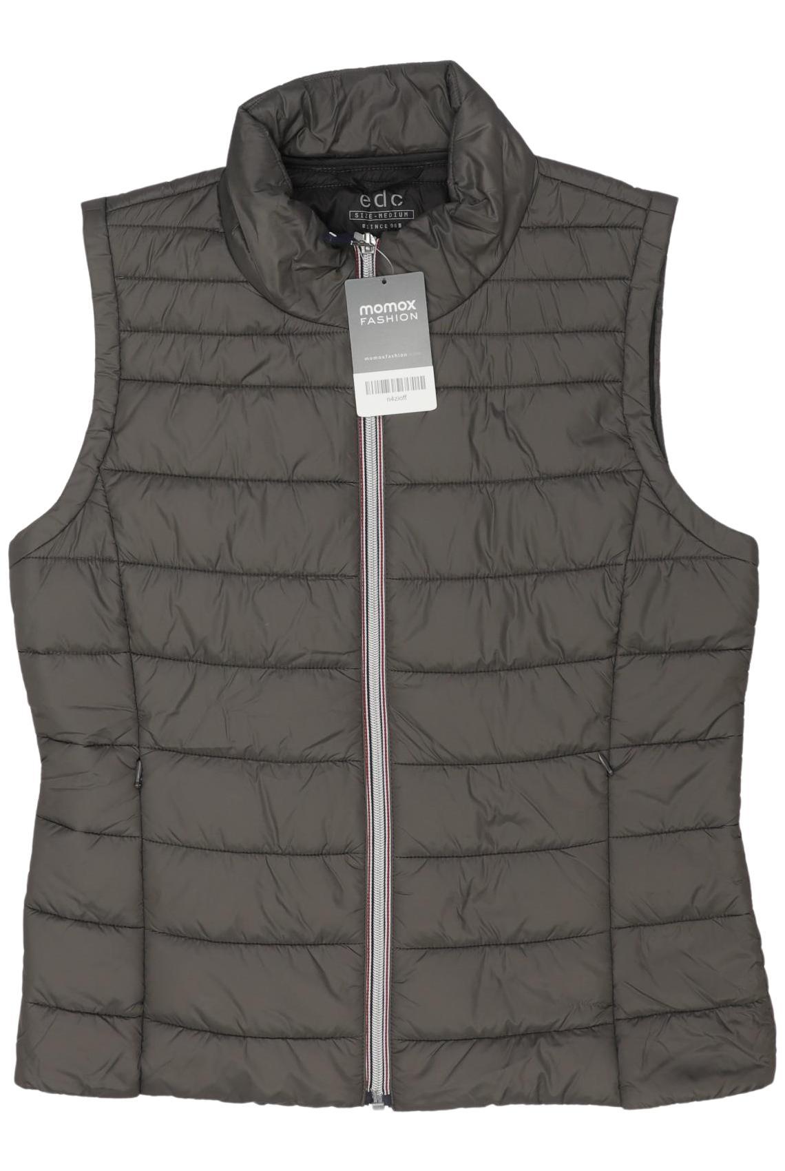 

edc by Esprit Damen Weste, grau, Gr. 38