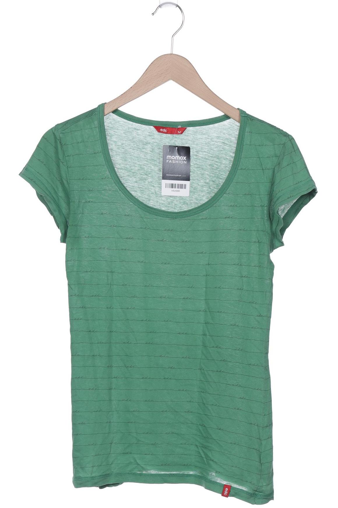 

edc by Esprit Damen T-Shirt, grün, Gr. 38