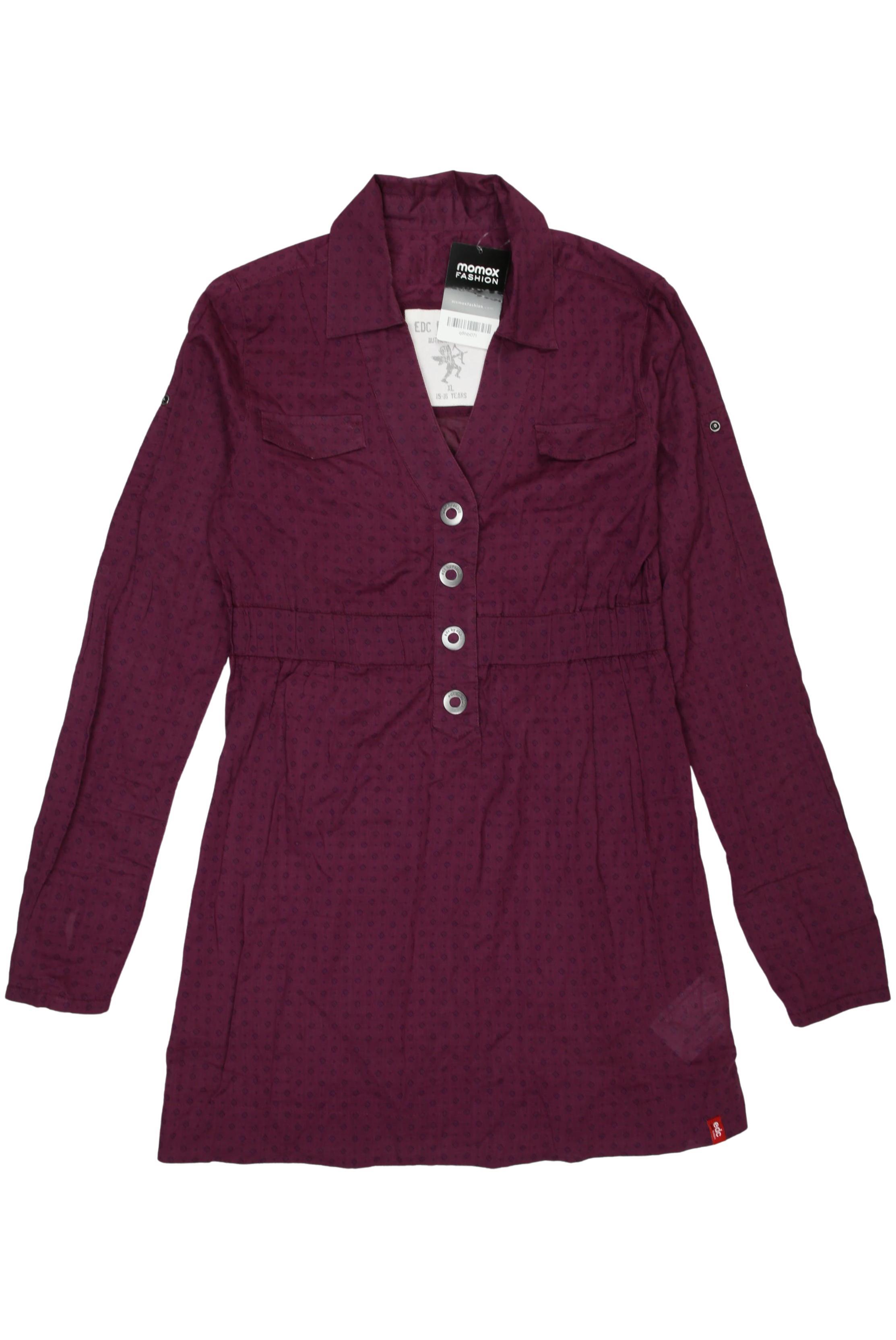 

edc by Esprit Mädchen Kleid, bordeaux, Gr. 170