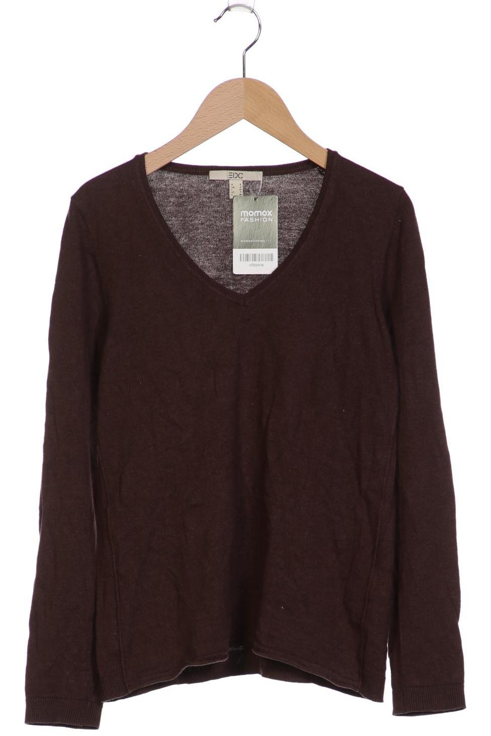 

edc by Esprit Damen Pullover, braun, Gr. 36