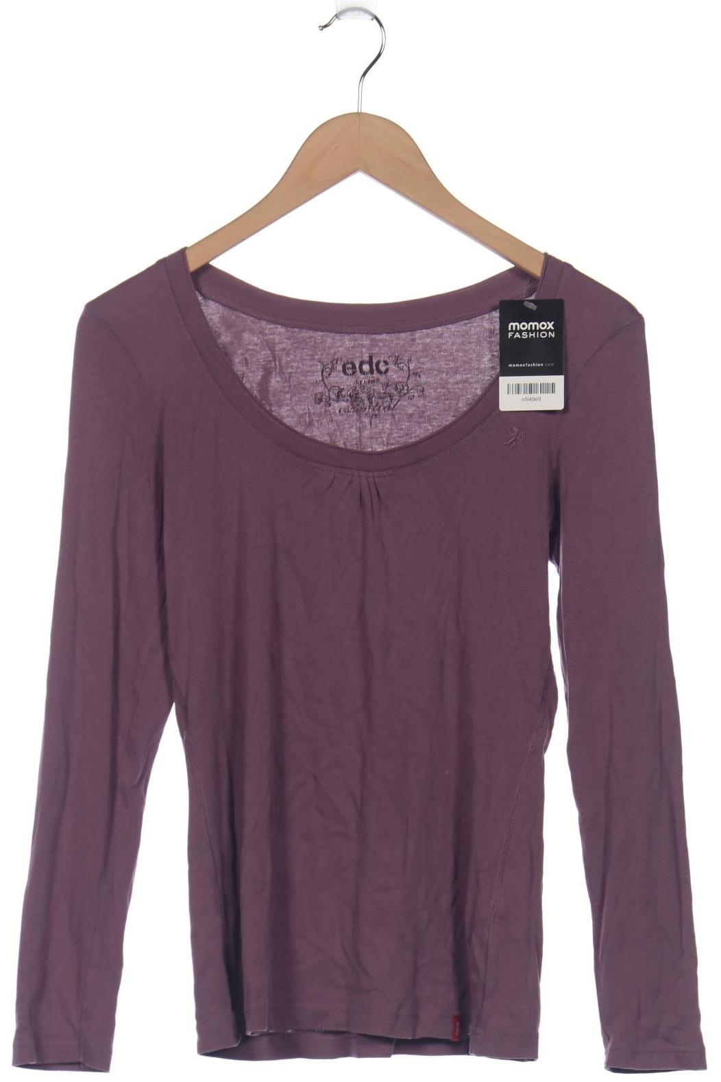 

edc by Esprit Damen Langarmshirt, flieder, Gr. 42