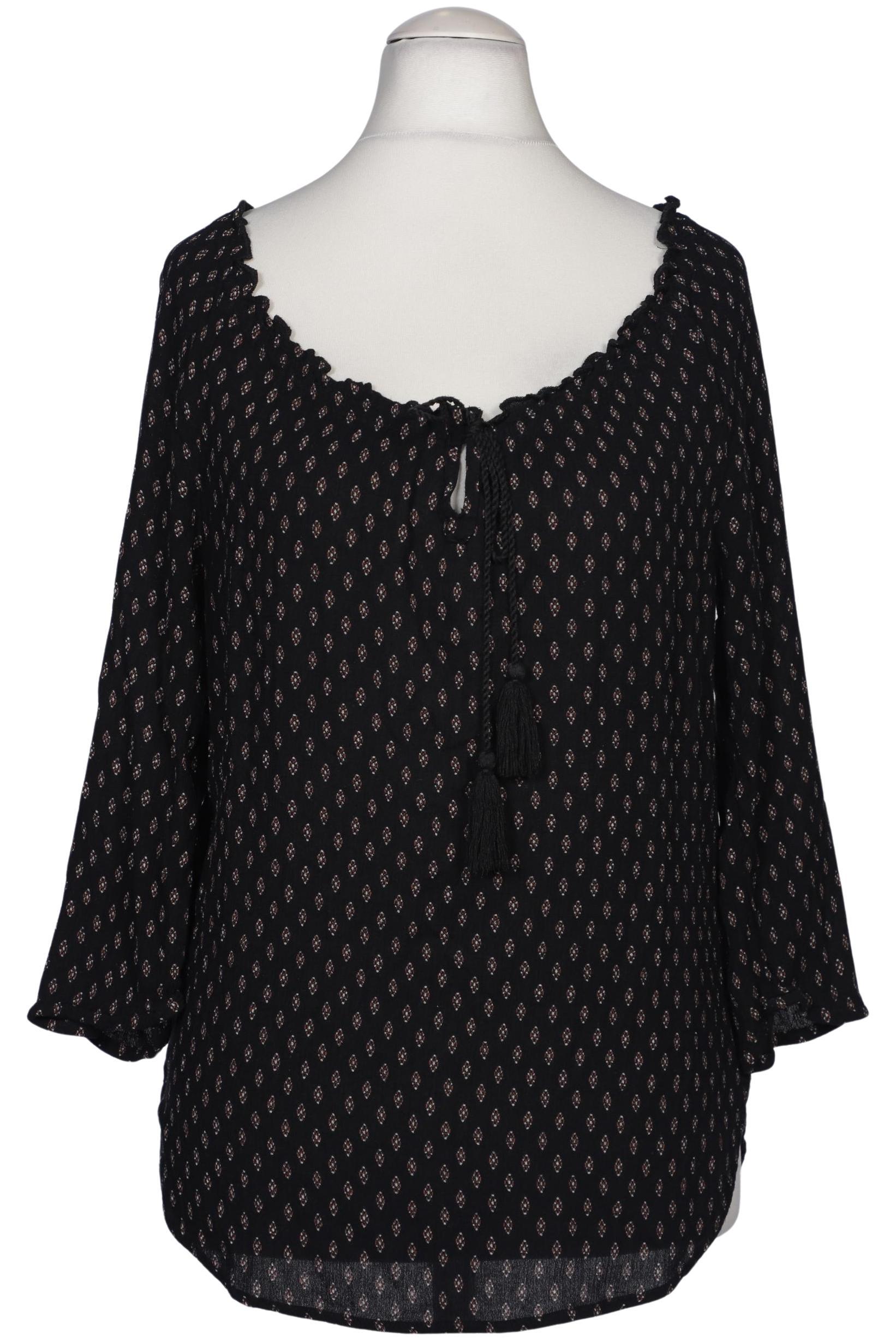 

edc by Esprit Damen Bluse, schwarz, Gr. 36